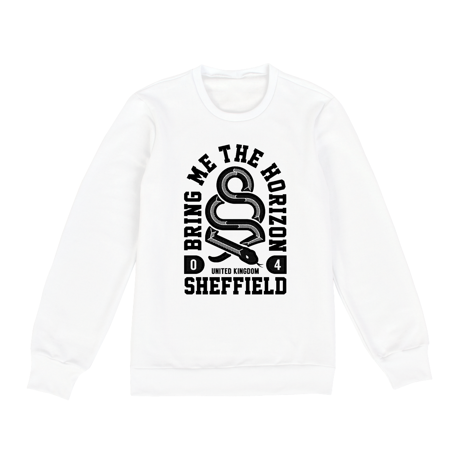 Nome do produto: Moletom Careca Bring Me The Horizon - Snake