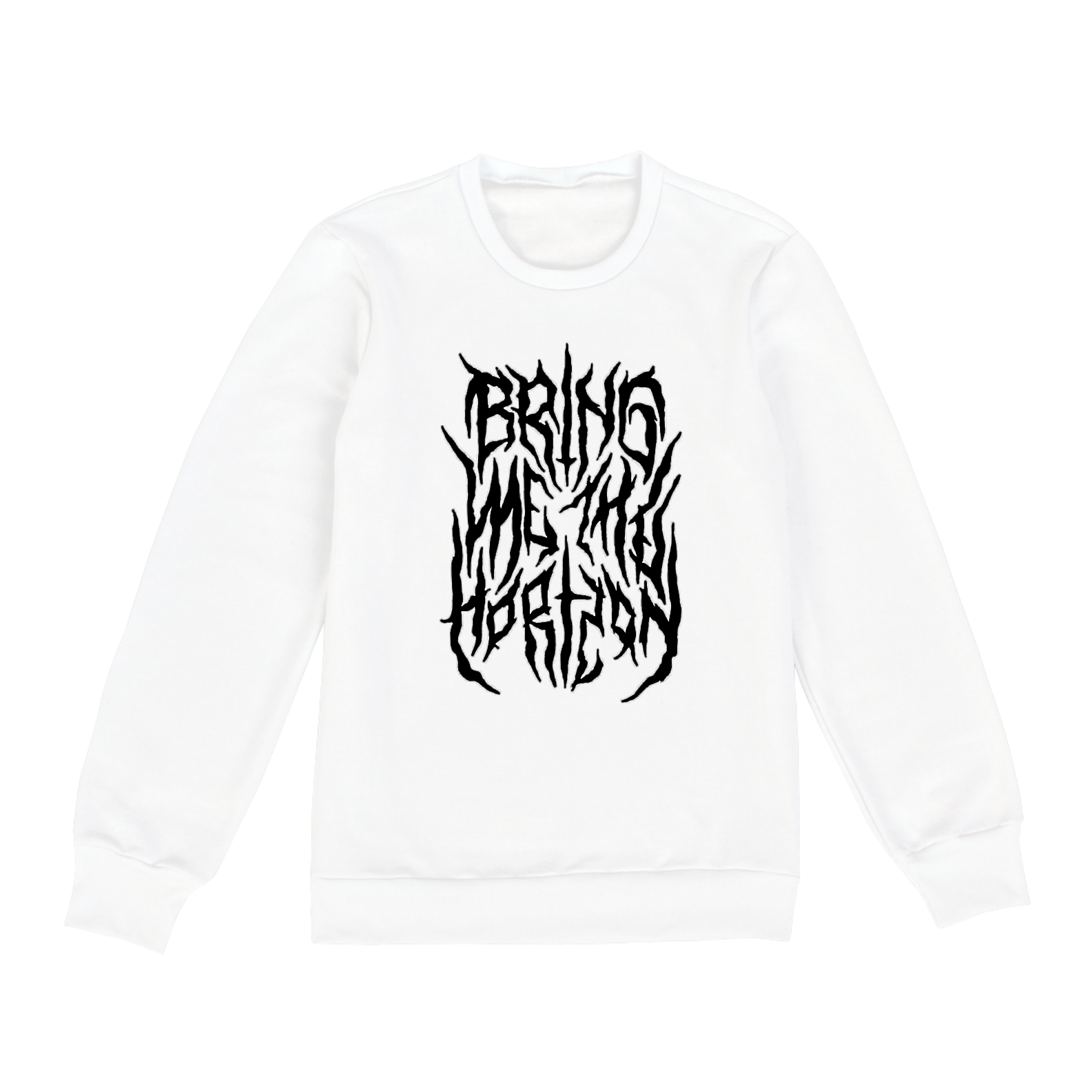 Moletom Careca Bring Me The Horizon - Black Metal Font