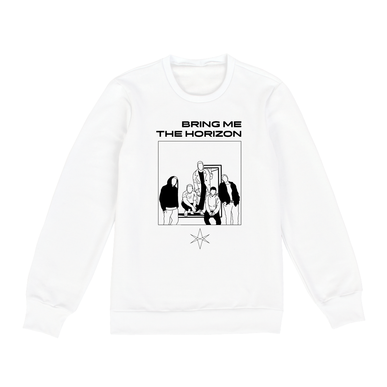 Moletom Careca Bring Me The Horizon - Outline