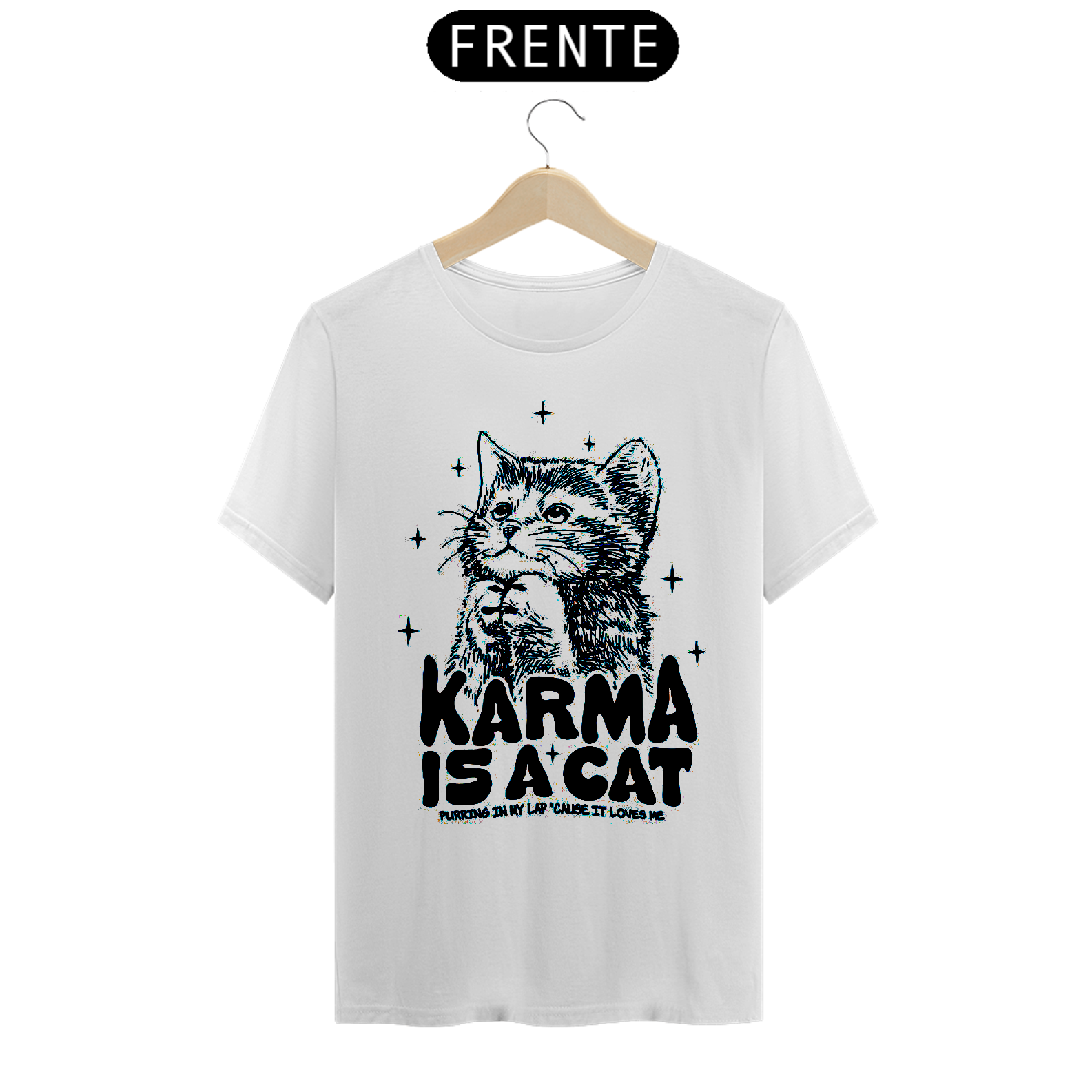 Camiseta Taylor Swift - Karma Is A Cat