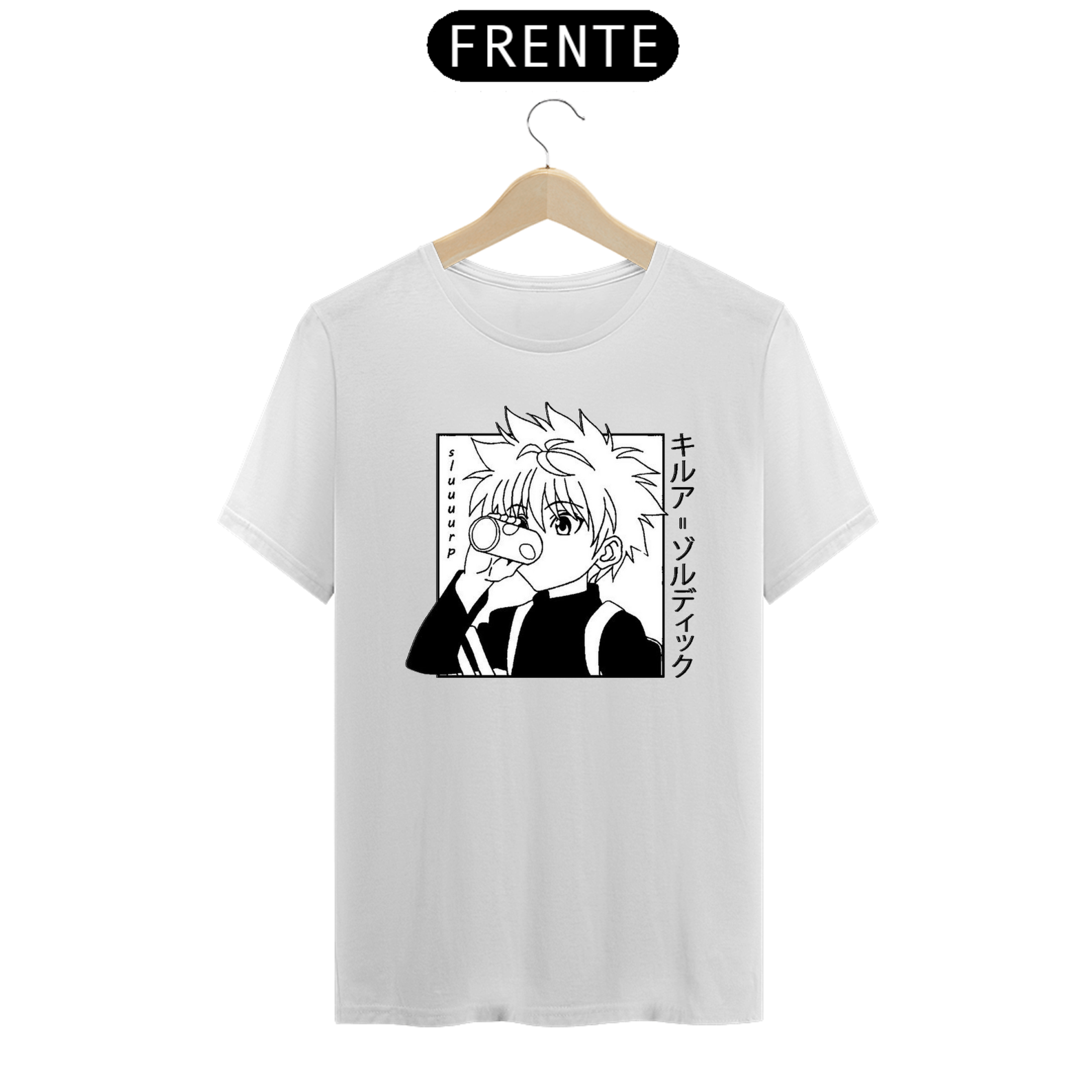 Nome do produto  T-Shirt Killua Casual - HxH - Hunter x Hunter