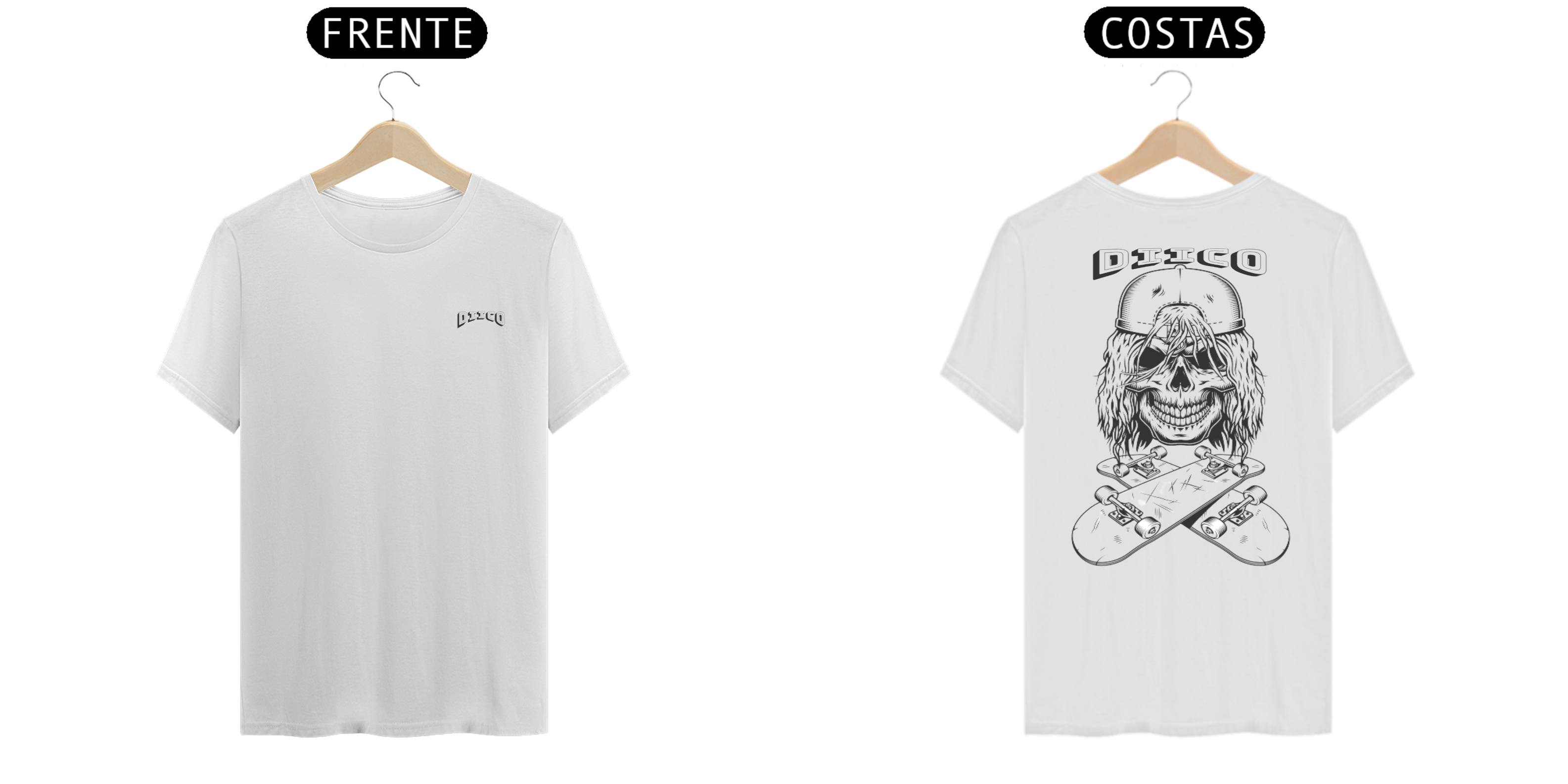 T-Shirt Prime Diico Skate Skull