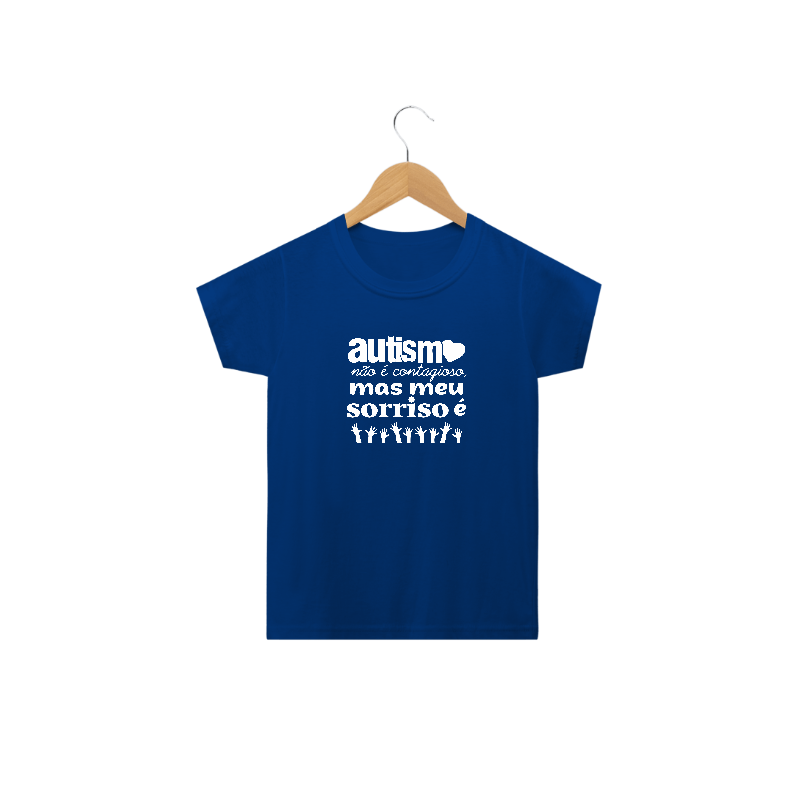 Camiseta Infantil (Autismo não é contagioso)