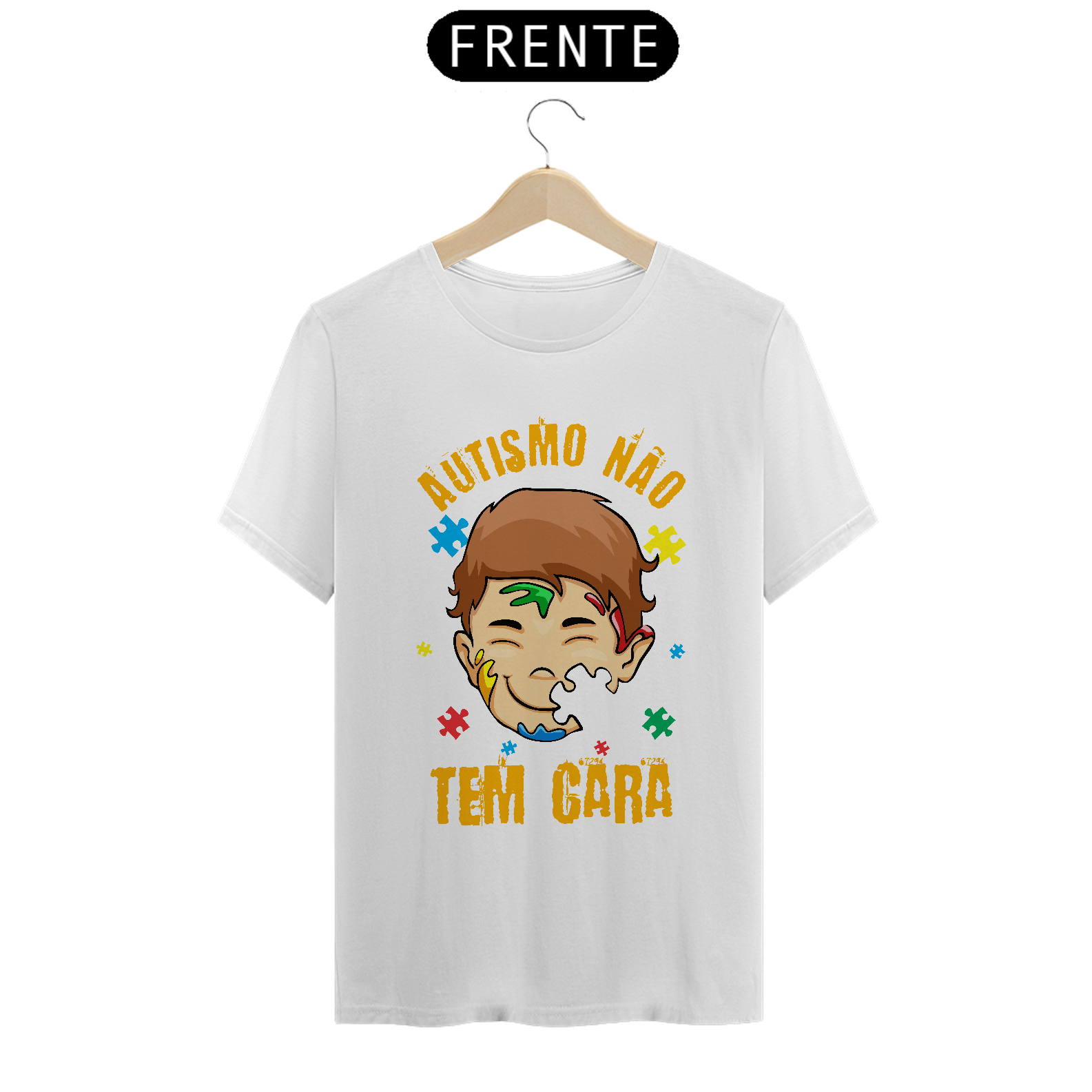 T-shirt - autismo (autismo não tem cara_)