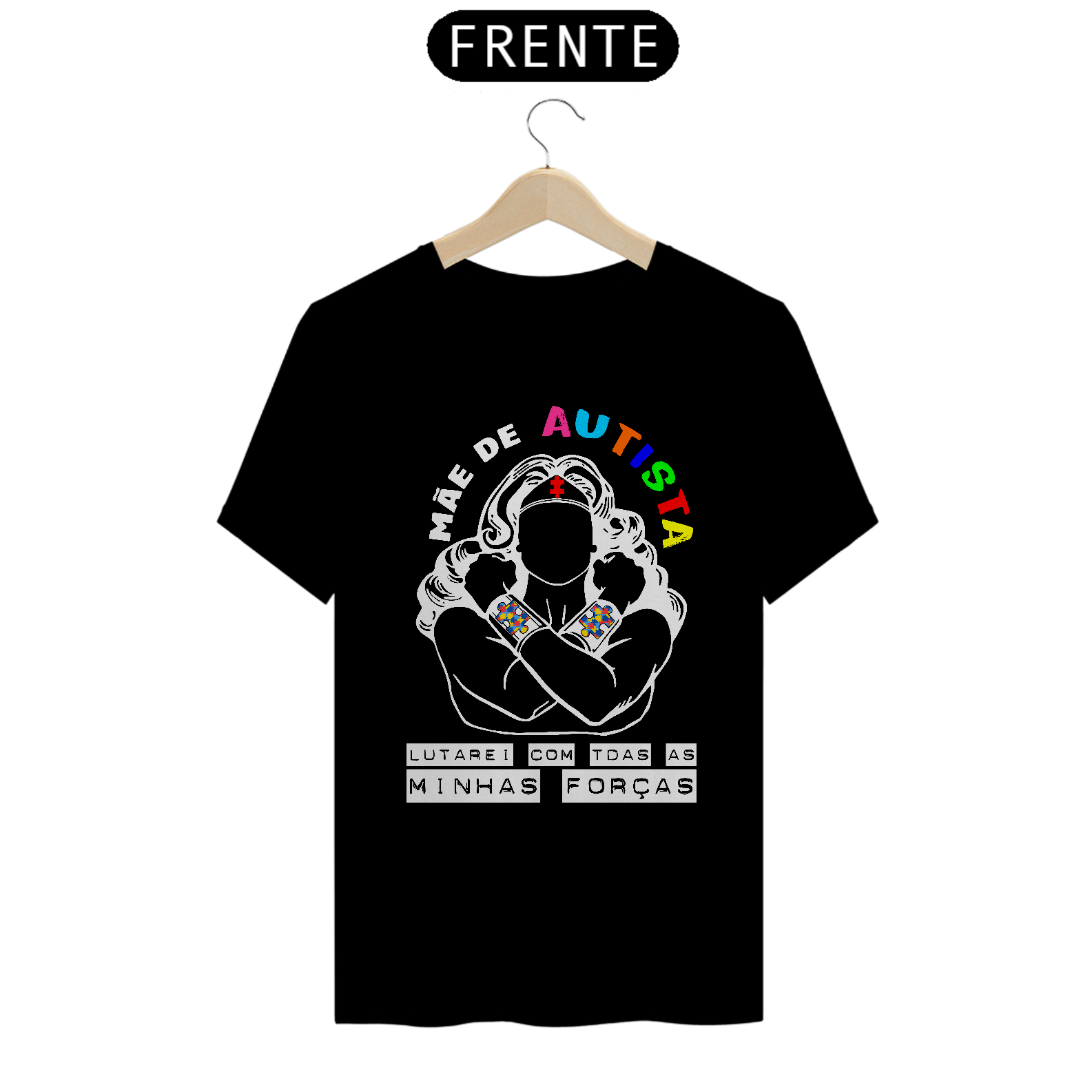 T-shirt - autismo (Mulher maravilha)