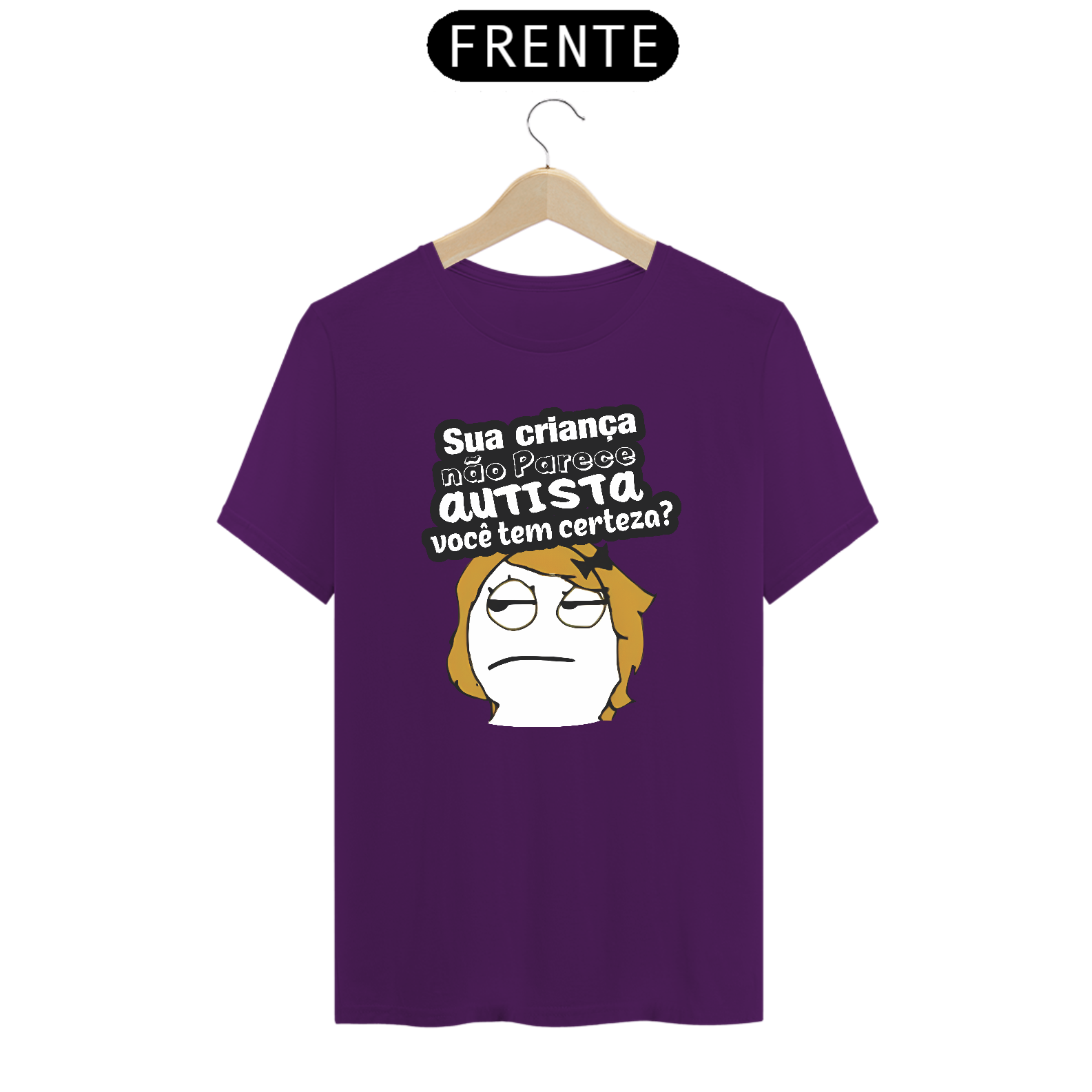 T-shirt - autismo (Sua criança não parece autista)