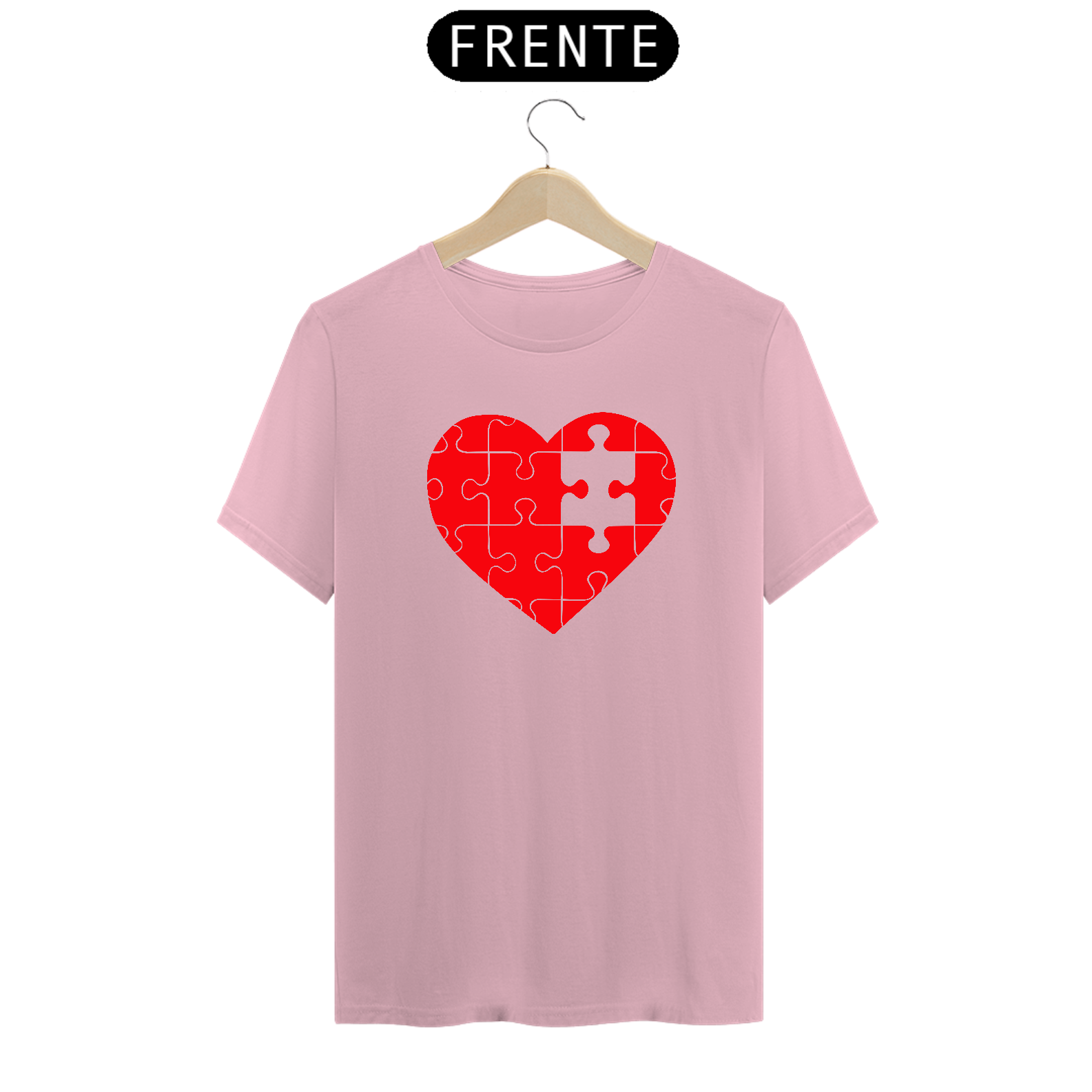 T-shirt - autismo (Peça que se encaixa)