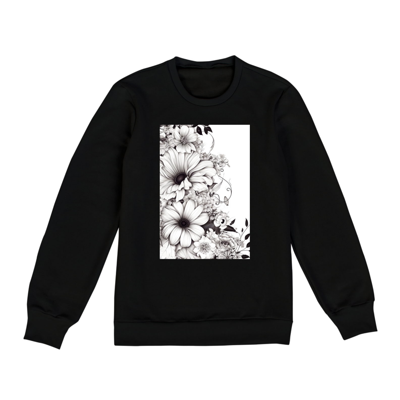 Nome do produto: black flowers