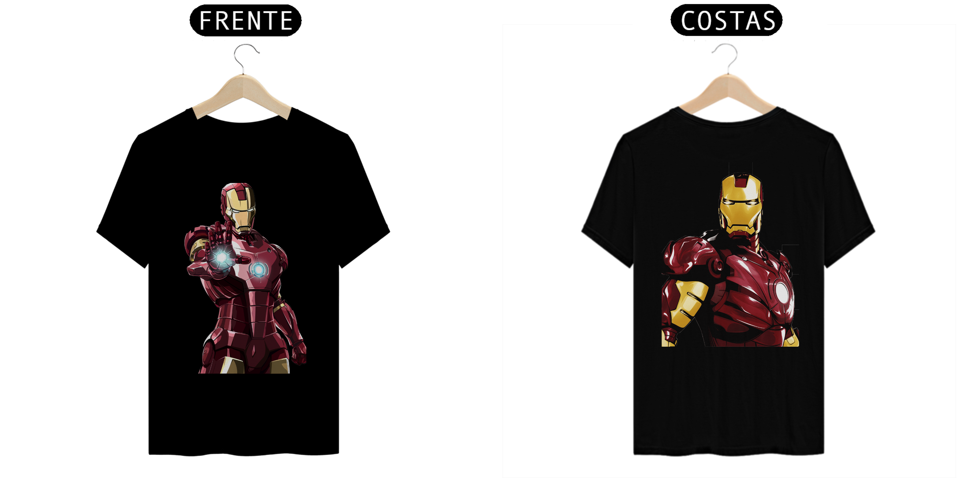 CAMISETA T-SSHIRT IRON MAN PERSONALIZADA | JB STYLE
