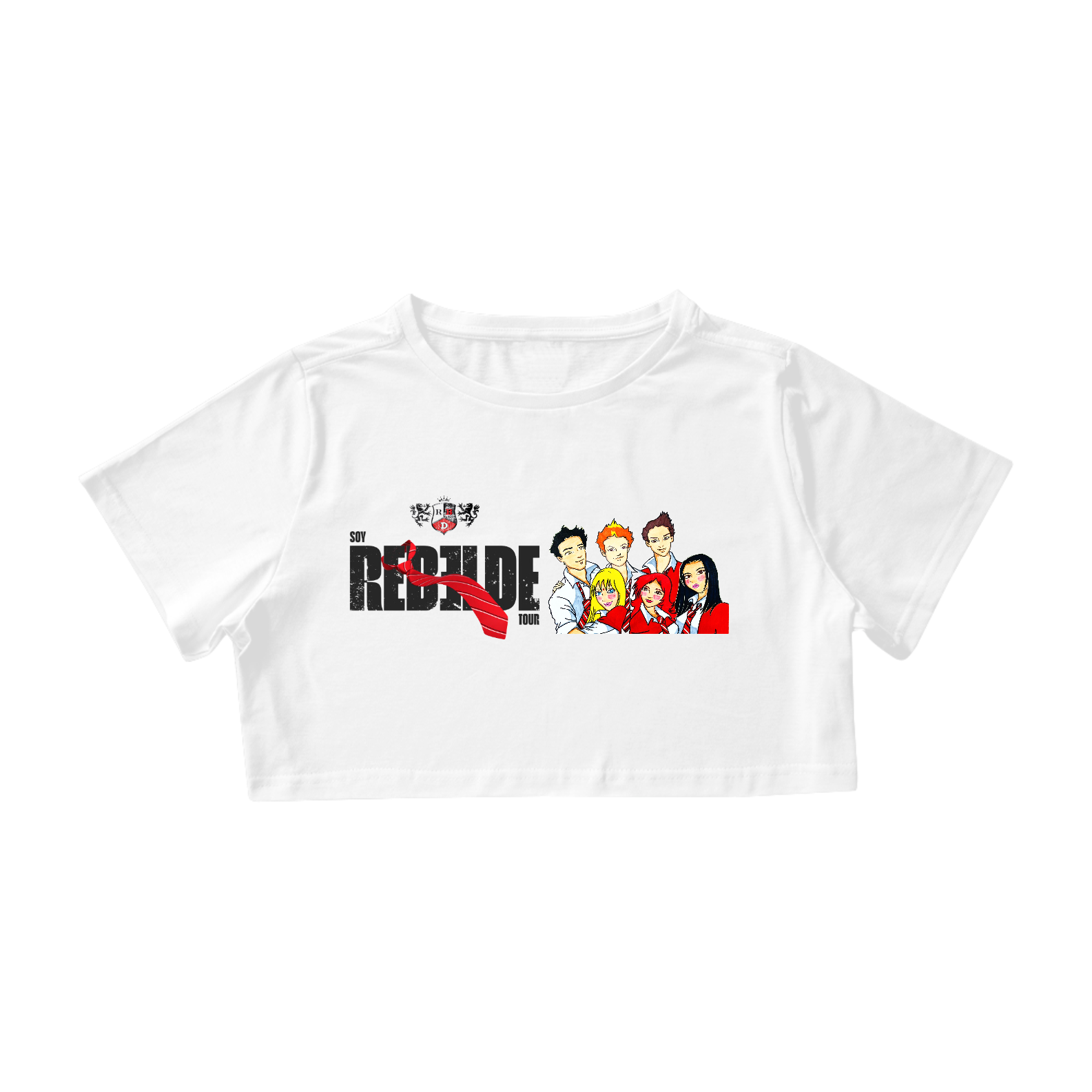 Cropped Unissex Repaginado - Rebelde Tour Close