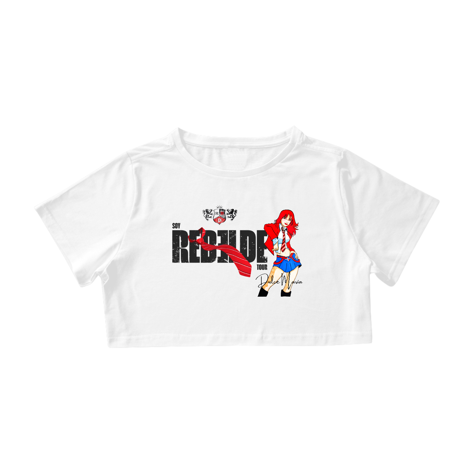 Cropped Unissex - Soy Rebelde Tour Dulce Maria