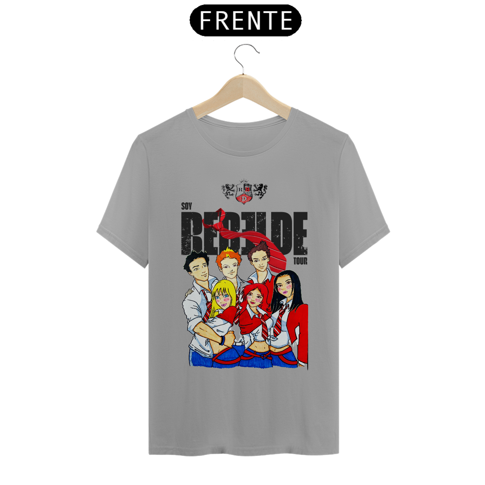 Camiseta Fandom Quality Repaginada - Rebelde Tour Inteira