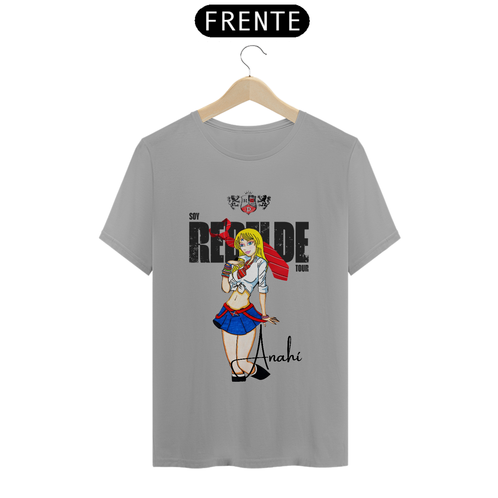 Camiseta Fandom Quality Repaginada - Rebelde Anahí Inteira