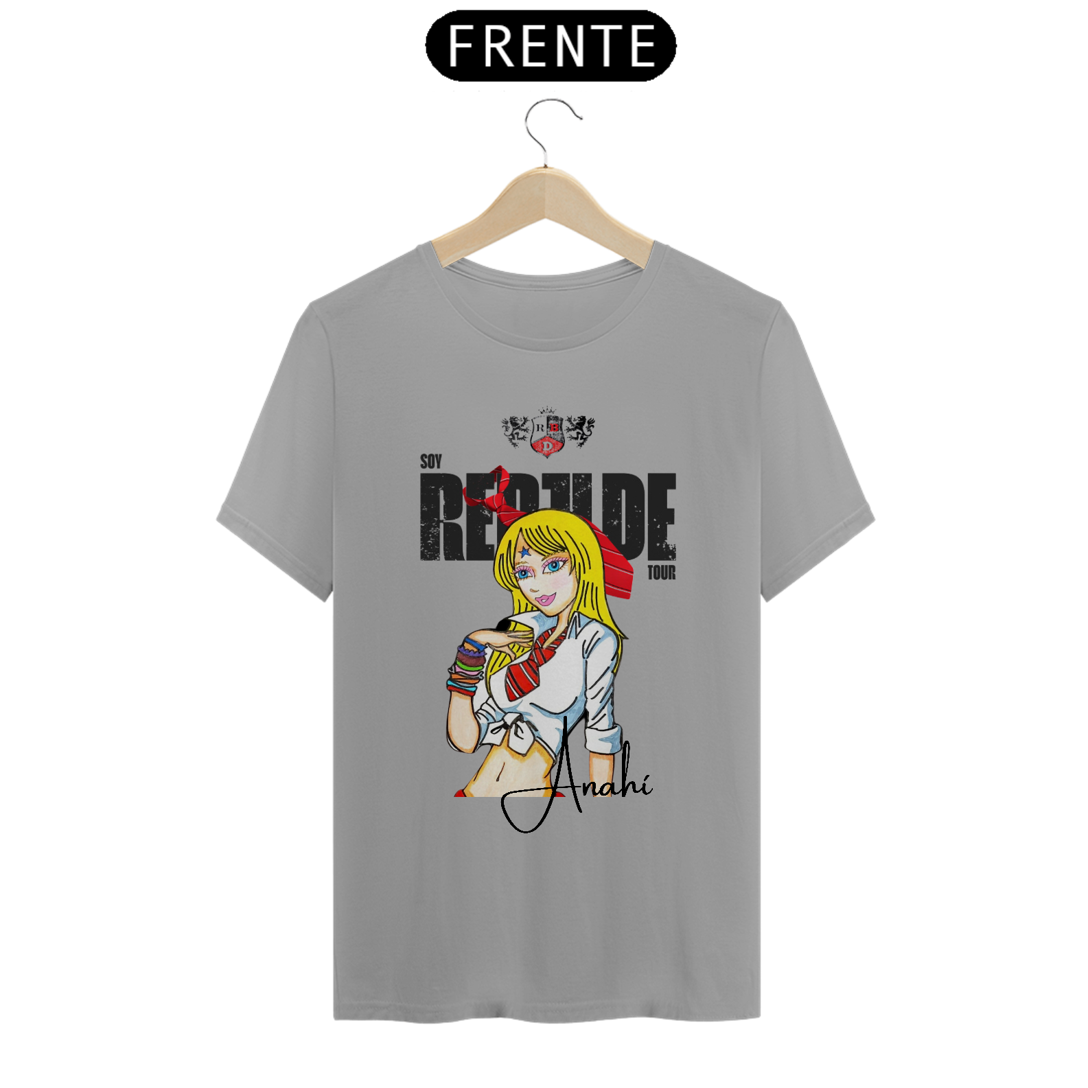 Camiseta Fandom Quality Repaginada - Rebelde Anahí Close