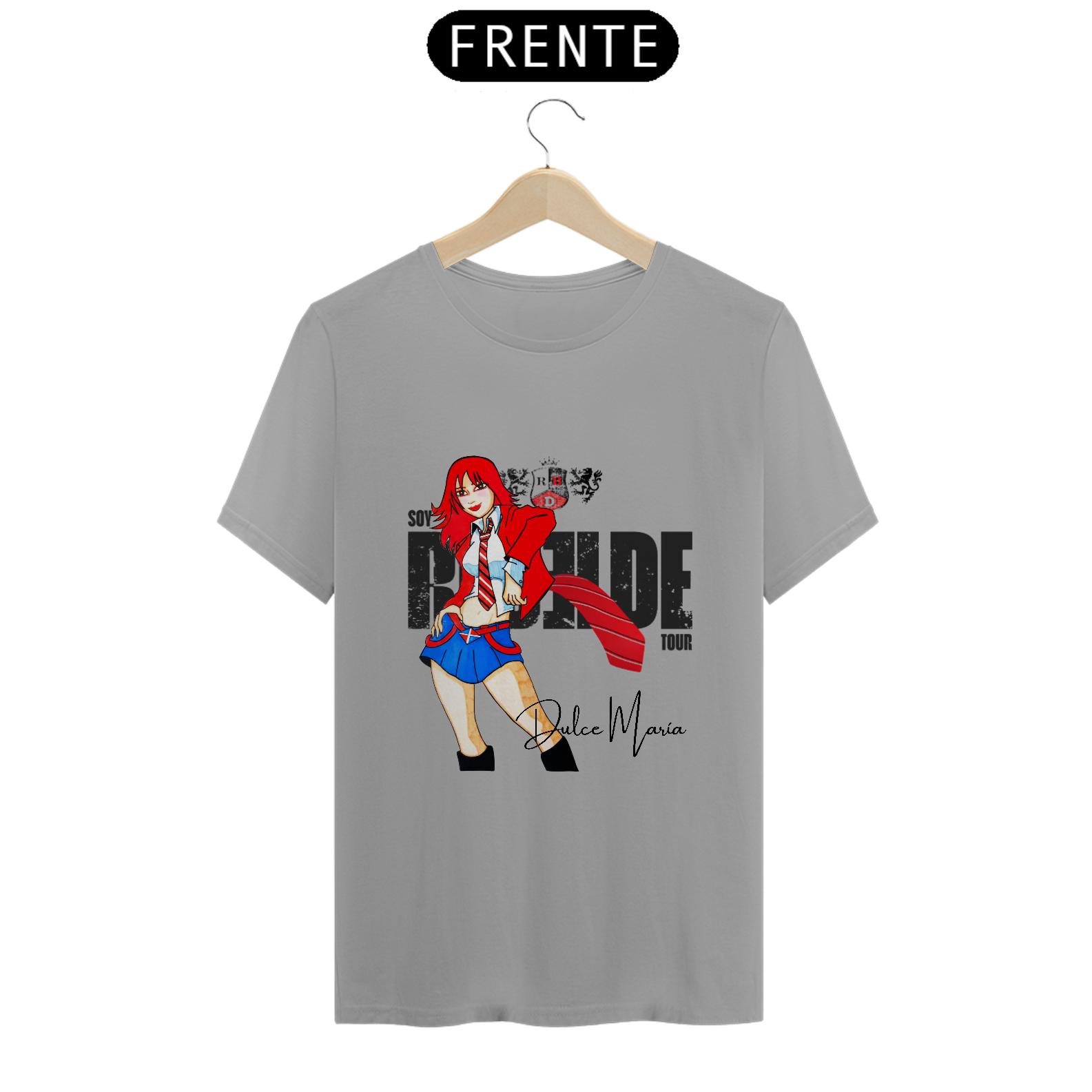 Nome do produto: Camiseta Fandom Quality - Soy Rebelde Tour Dulce Maria