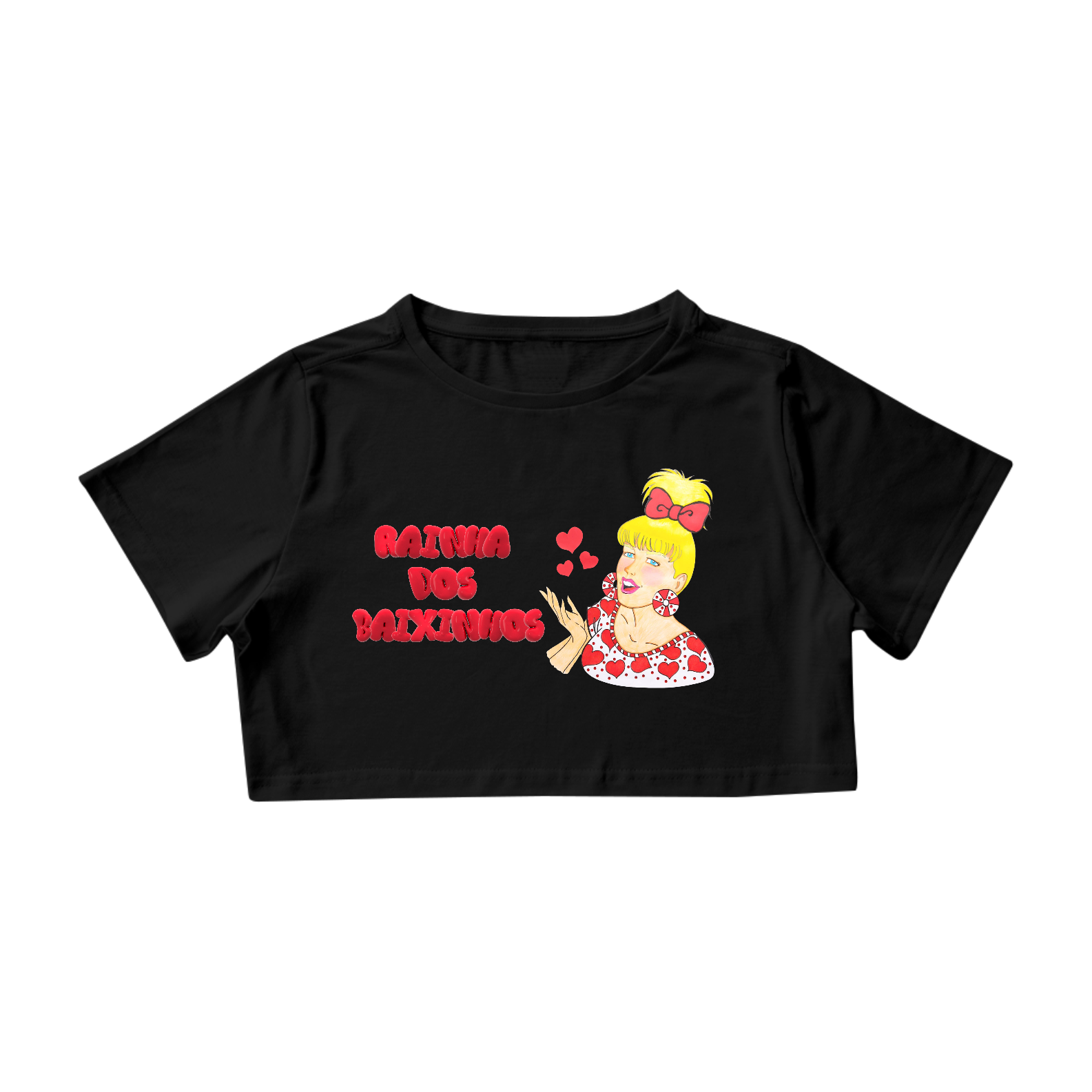 Cropped Unissex Exclusiva - Rainha Coraxões