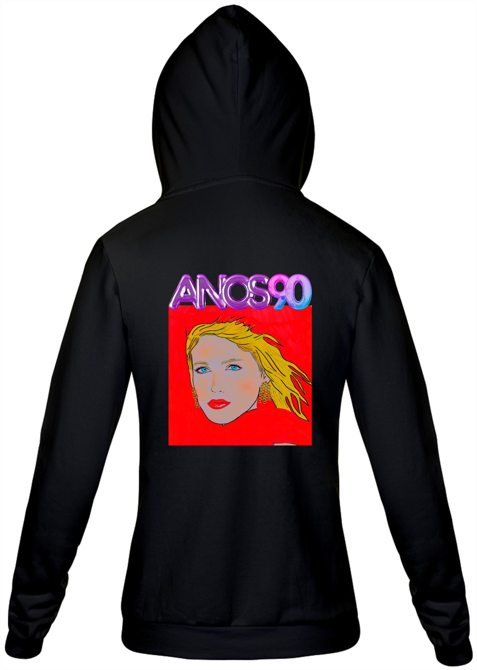 Moleton Com Zíper e Capuz - Xu Anos 90