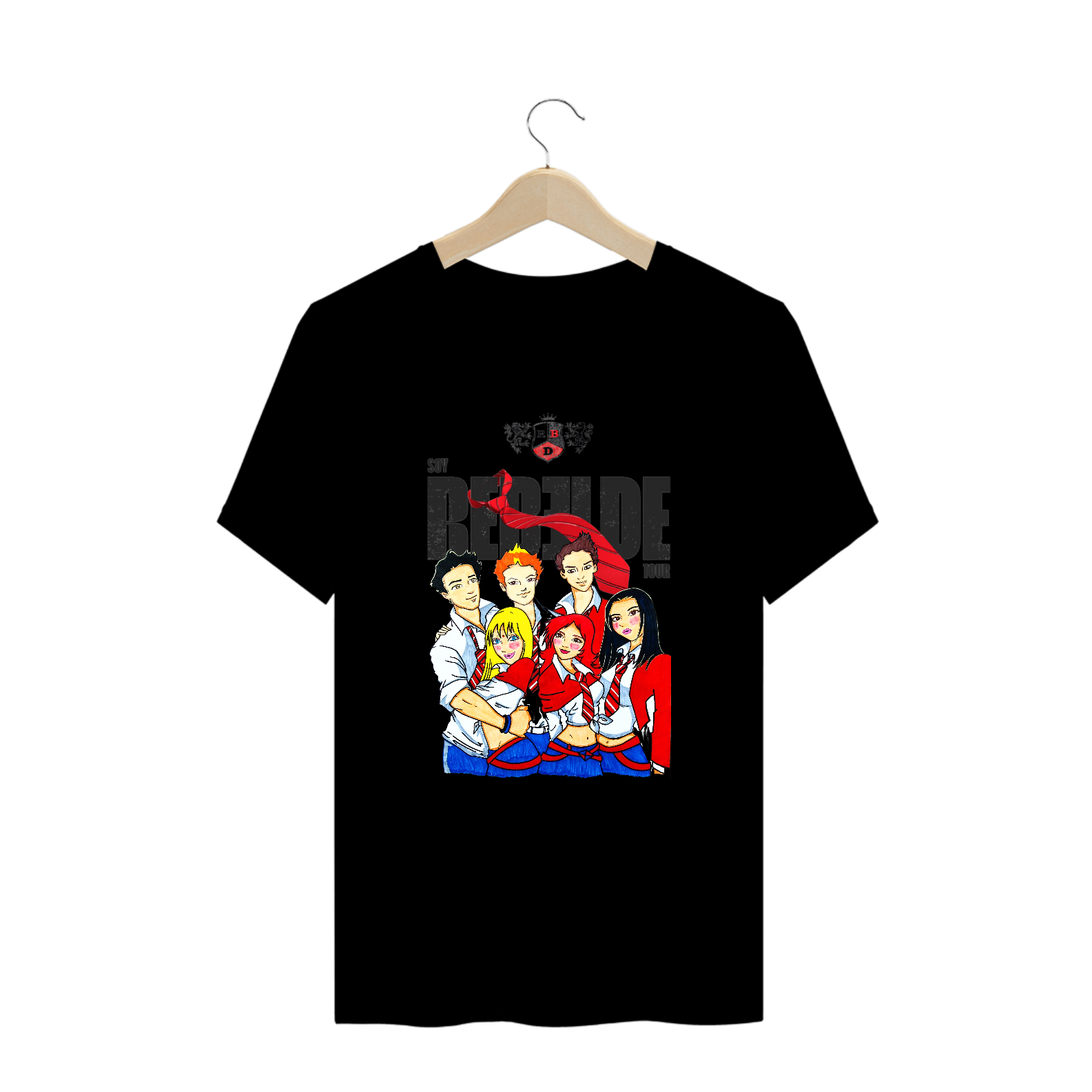 Camiseta Plus Size - Rebelde Tour Todos  Inteira