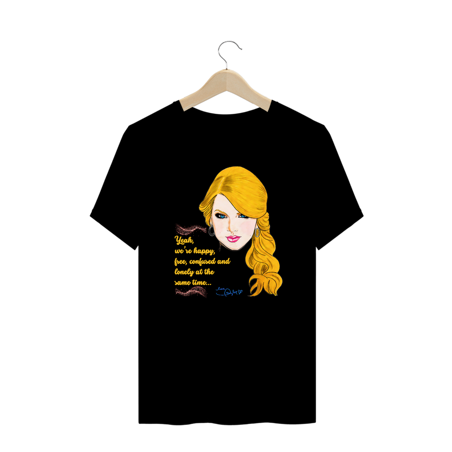 Camiseta Fandom Plus Size Exclusiva - Taylor Lonely