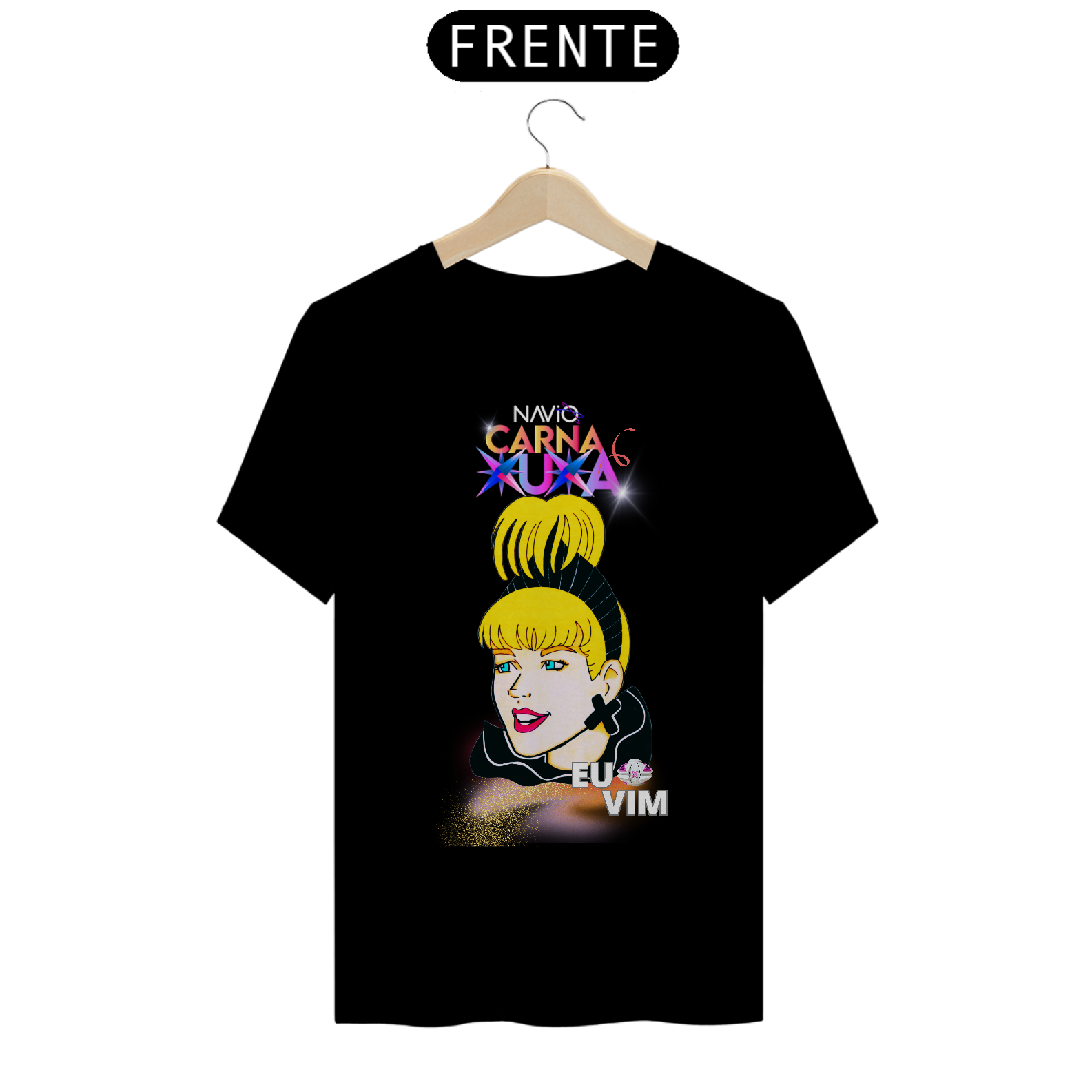 Camiseta Fandom Exclusiva - Xu Navio Carna Xuxa - Eu Vim