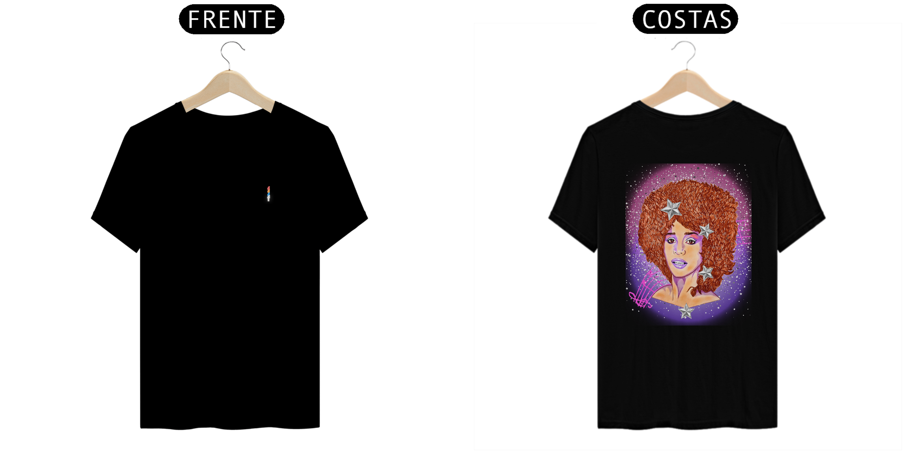 Camiseta Especial Frente e Costas - Fandom Whitney