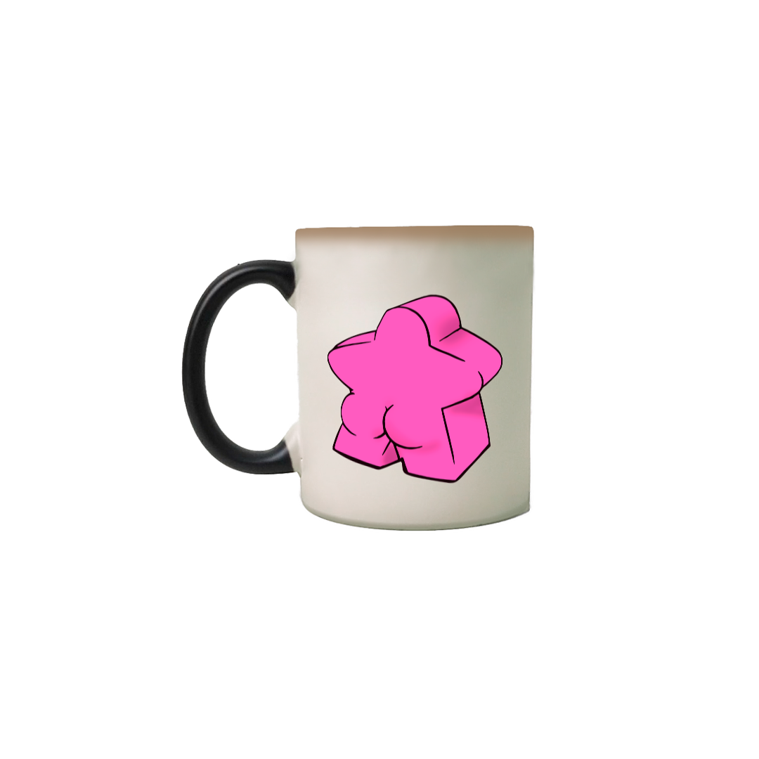 Meeple de Bundinha Rosa Mágica