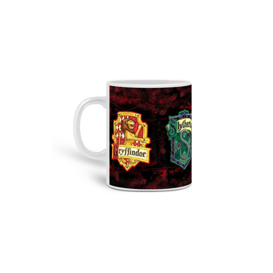 Caneca Casas de Hogwarts