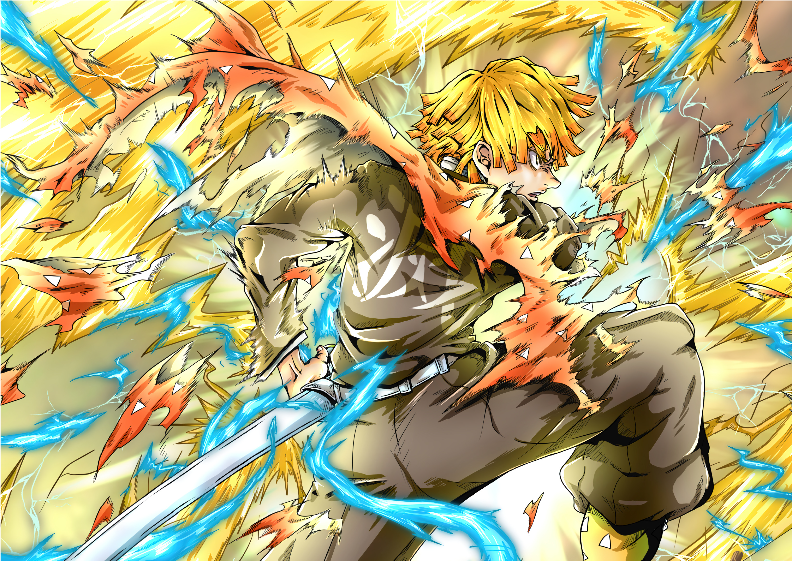 Poster Zenitsu Agatsuma