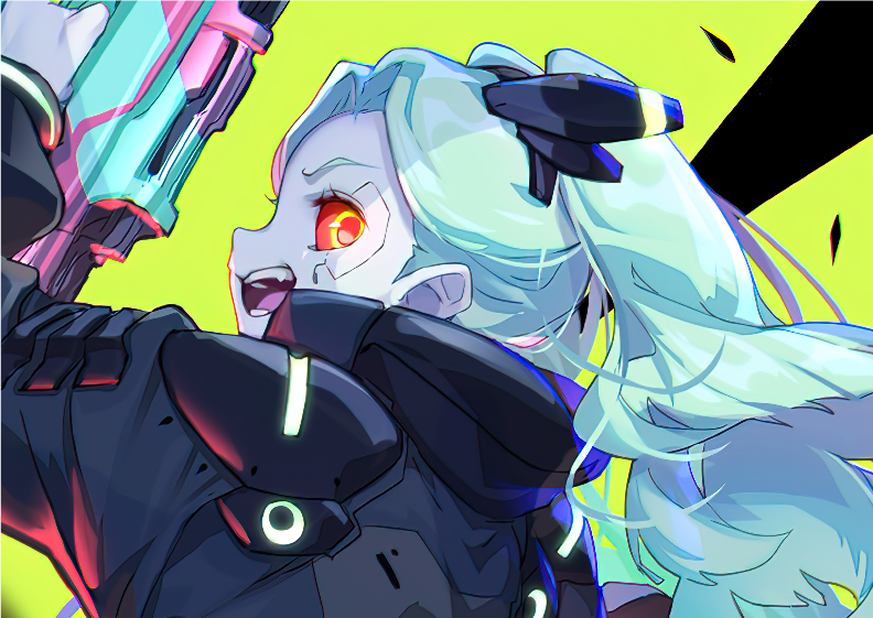 Poster Rebecca Cyberpunk