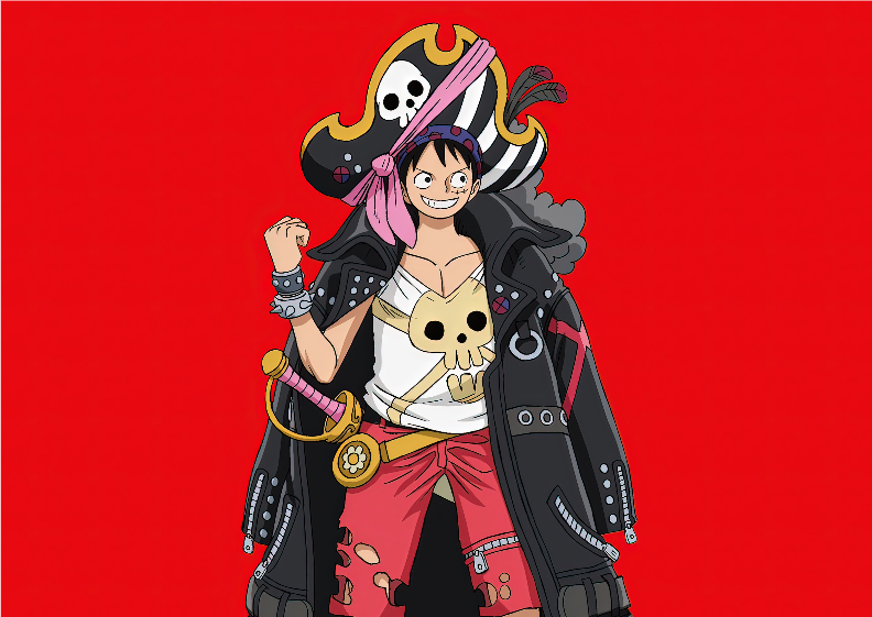 Poster Luffy Rei dos Piratas
