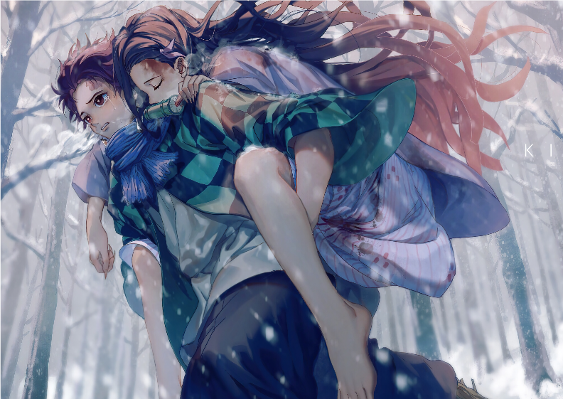 Poster Tanjiro e Nezuko