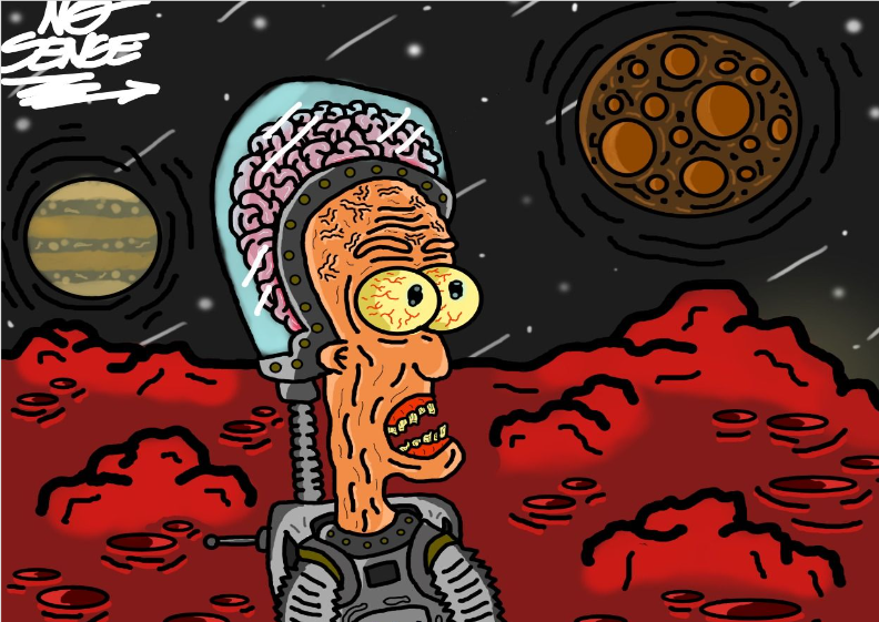 Poster NoSense - Unknow Austronaut