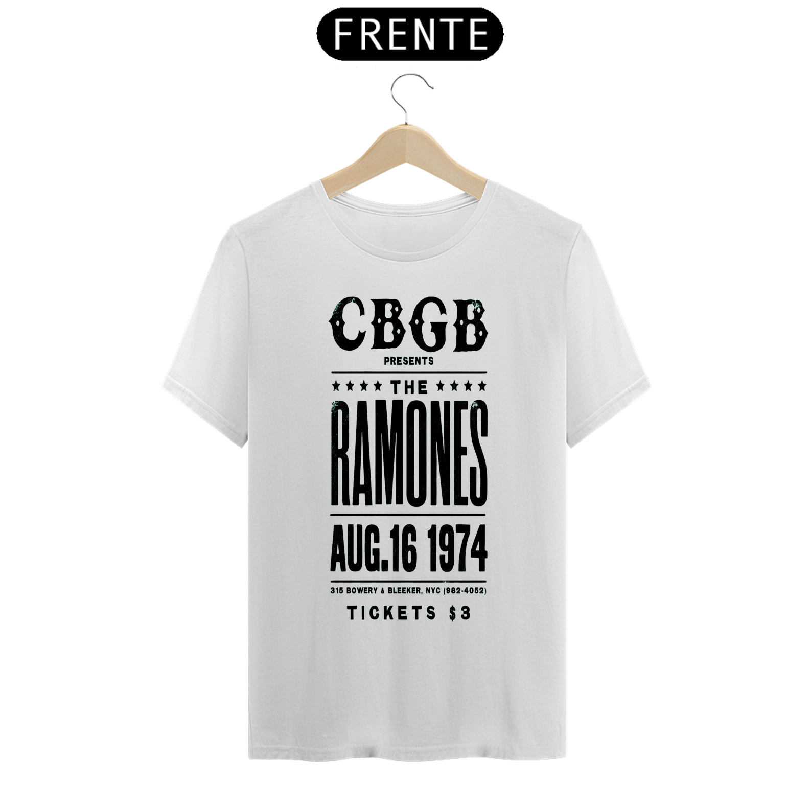 Ramones | CBGB | Algodão Classic