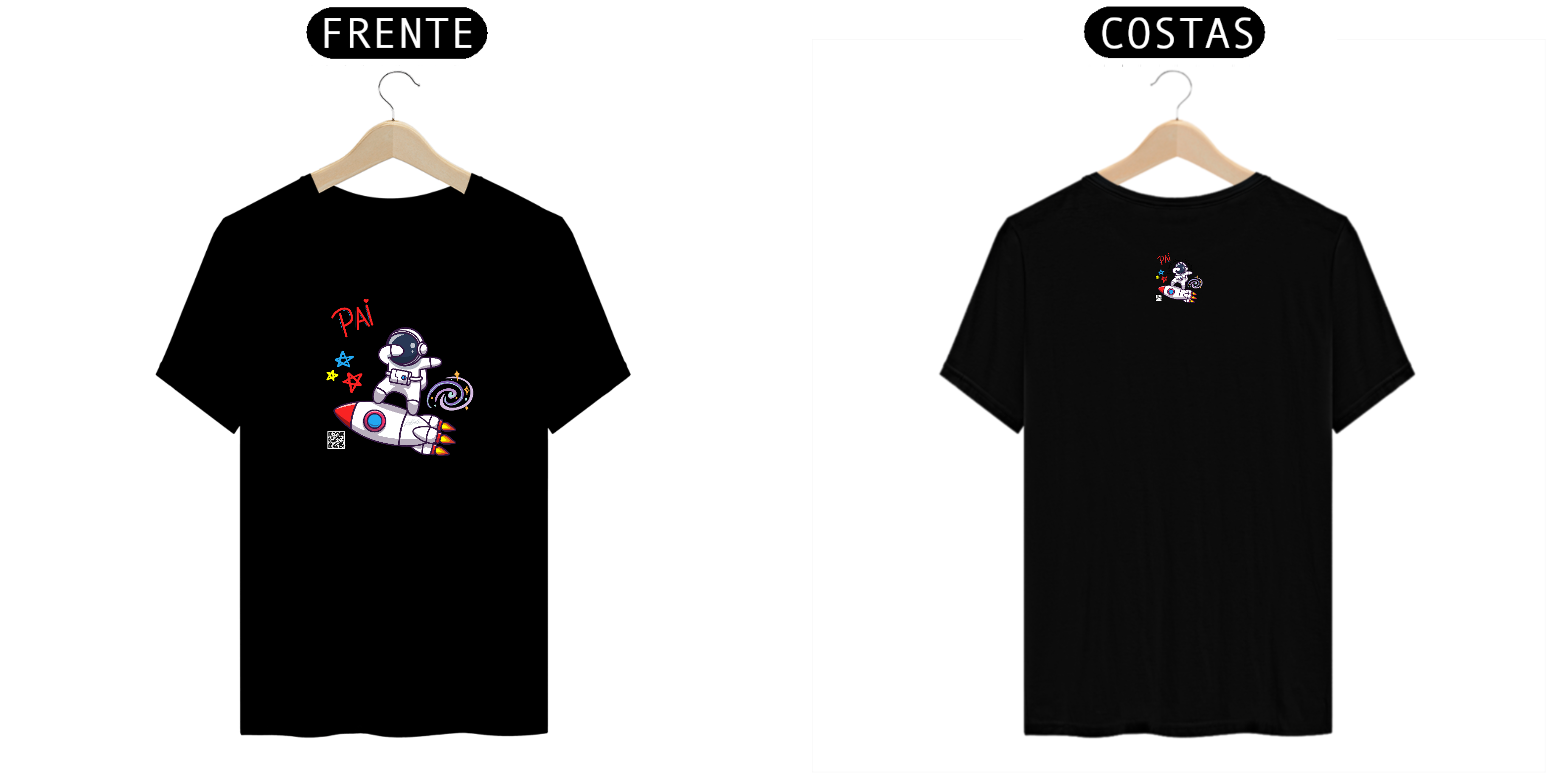 T-shirt Prime Pai te amo até a lua Mind7Conde