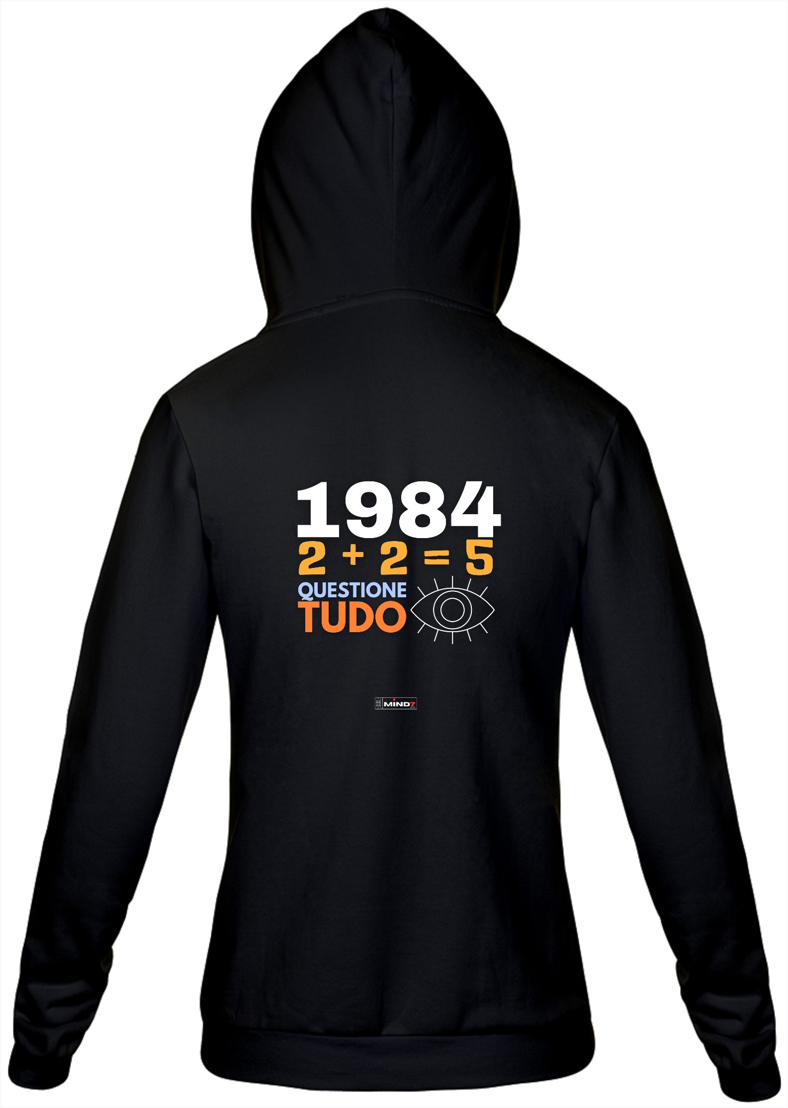 Moletom com Zíper 1984 2+2=5