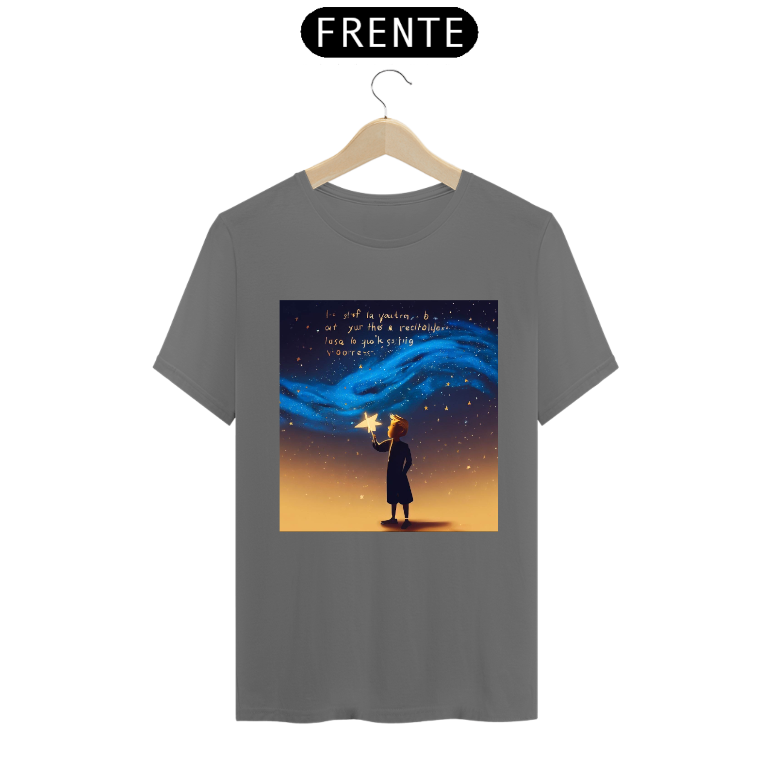 Camisa pequeno príncipe noite estrelada