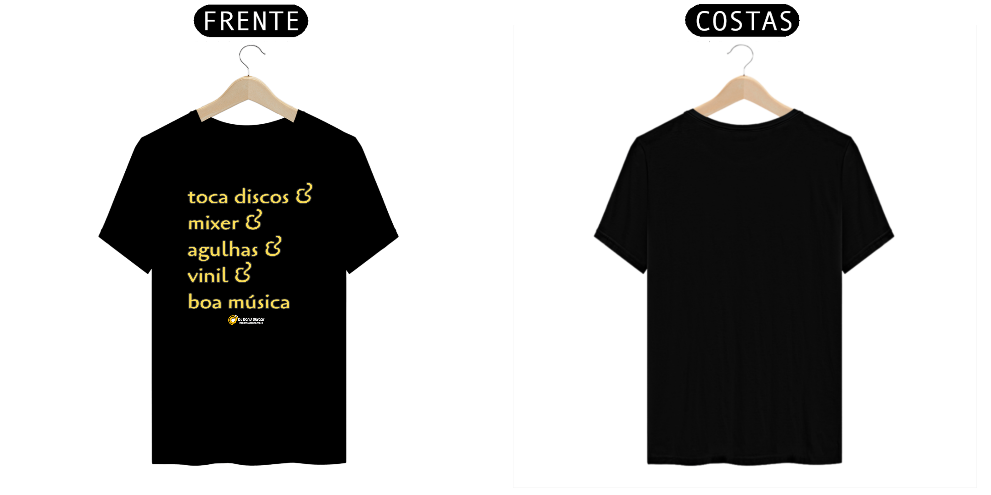 Nome do produto: Camiseta Frases Musicais