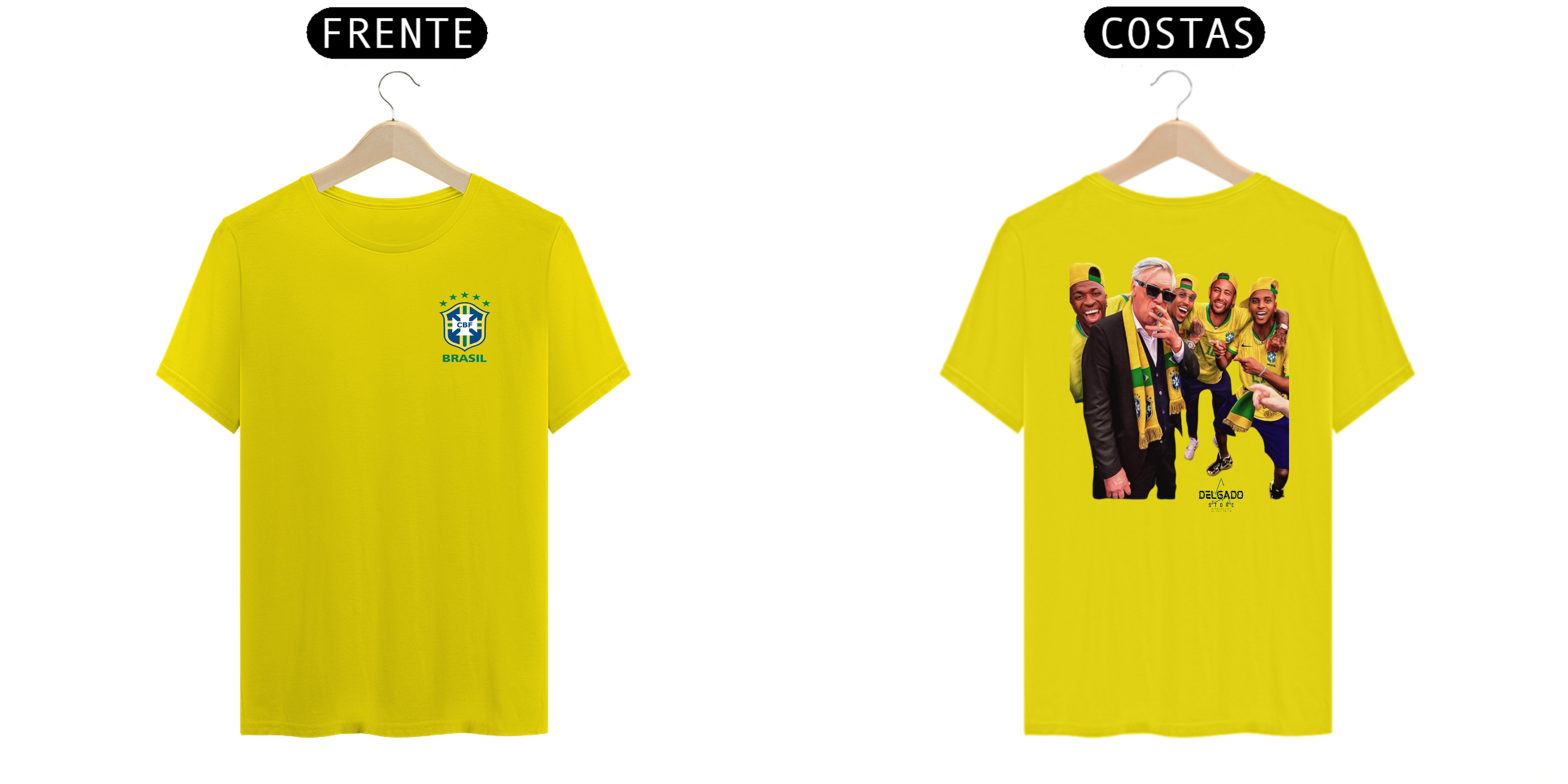 CAMISA PERSONALIZADA SELEÇÃO BRASILEIRA