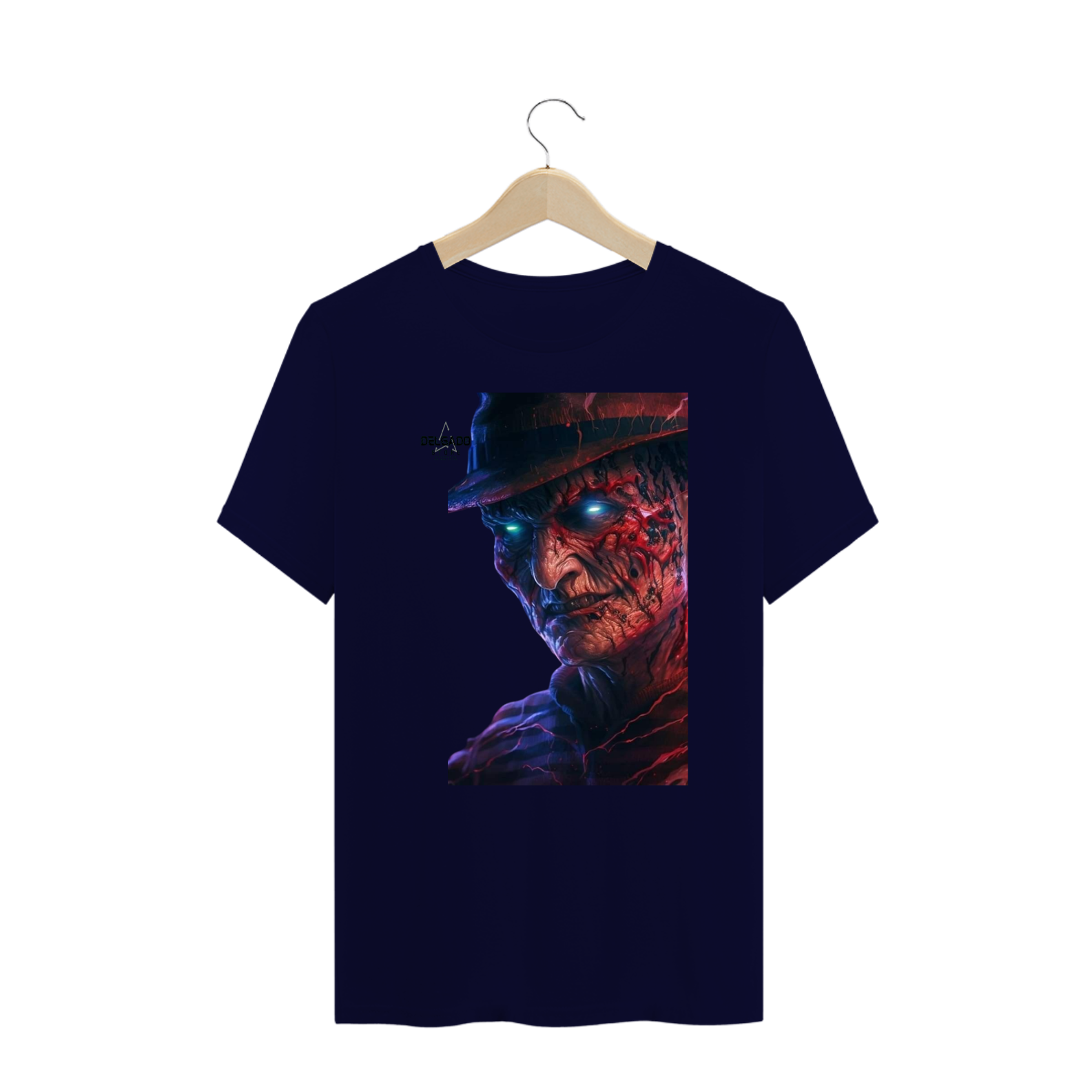 CAMISA MASCULINA FREDDY  KRUEGER E DELGADO STORE 