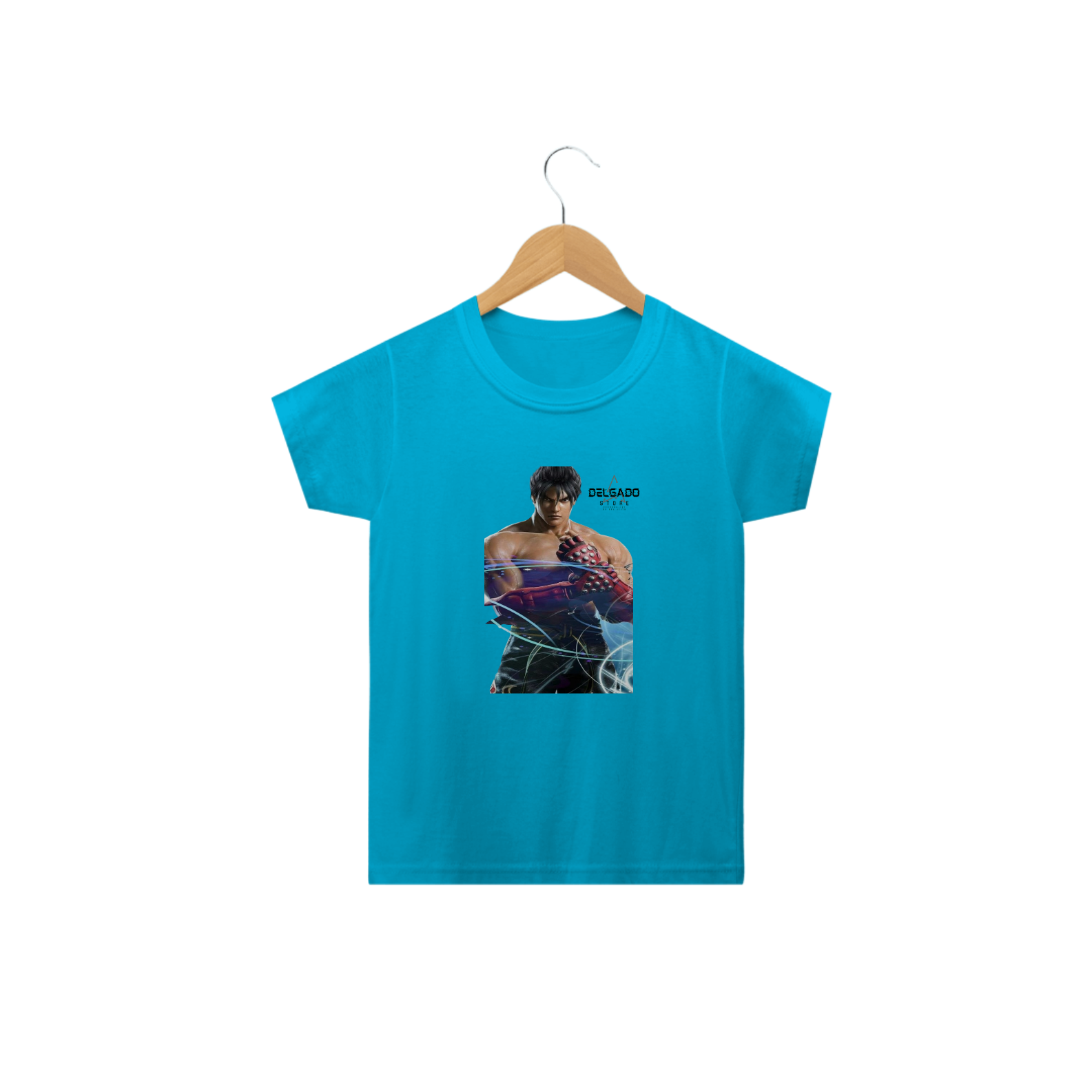 CAMISA INFANTIL JIN KAZAMA BETA (10 A 14)