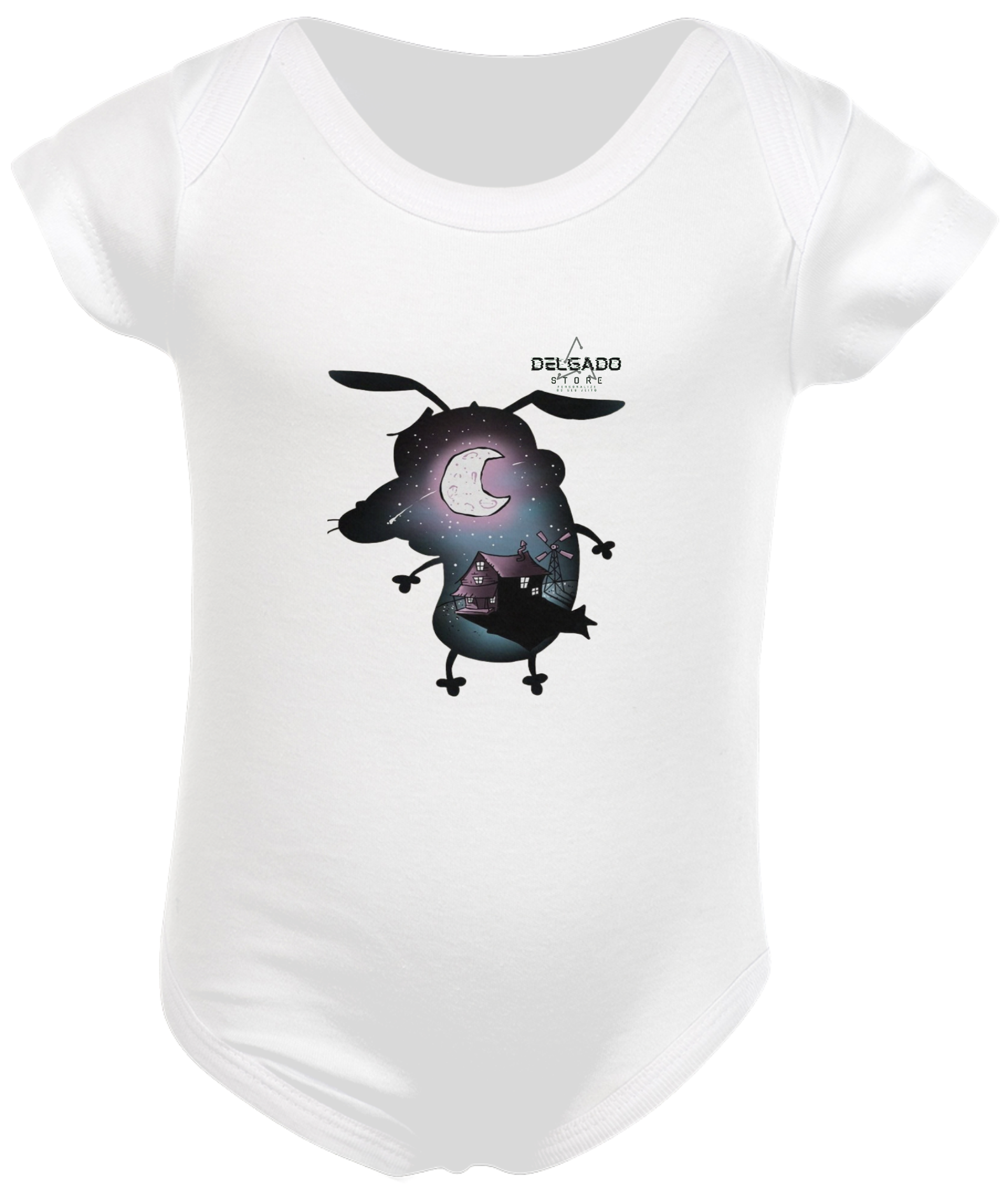 CAMISA PERSONALIZADA CORAGEM O CÃO COVARDE NIGHT STORE (2 A 8)