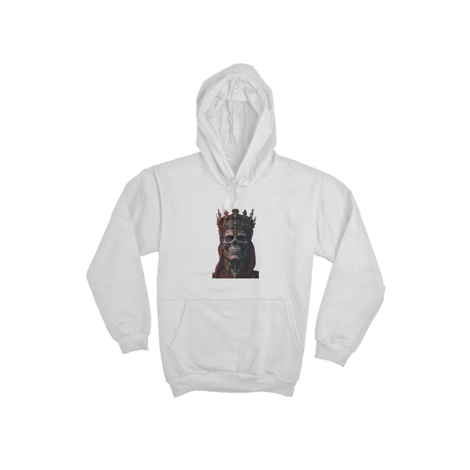  Moletom Canguru de Caveira Rei