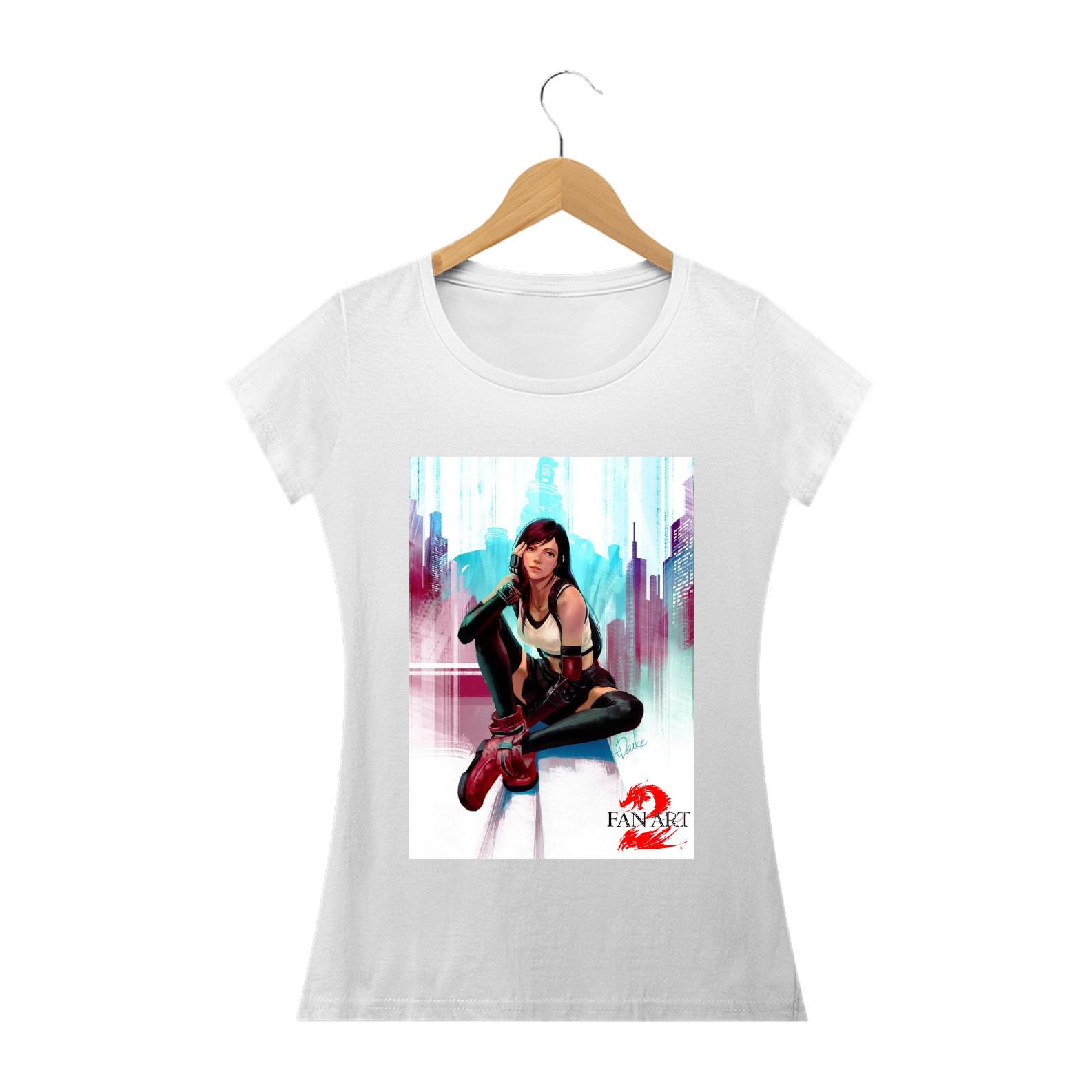 CAMISA FEMININA FAN ART 