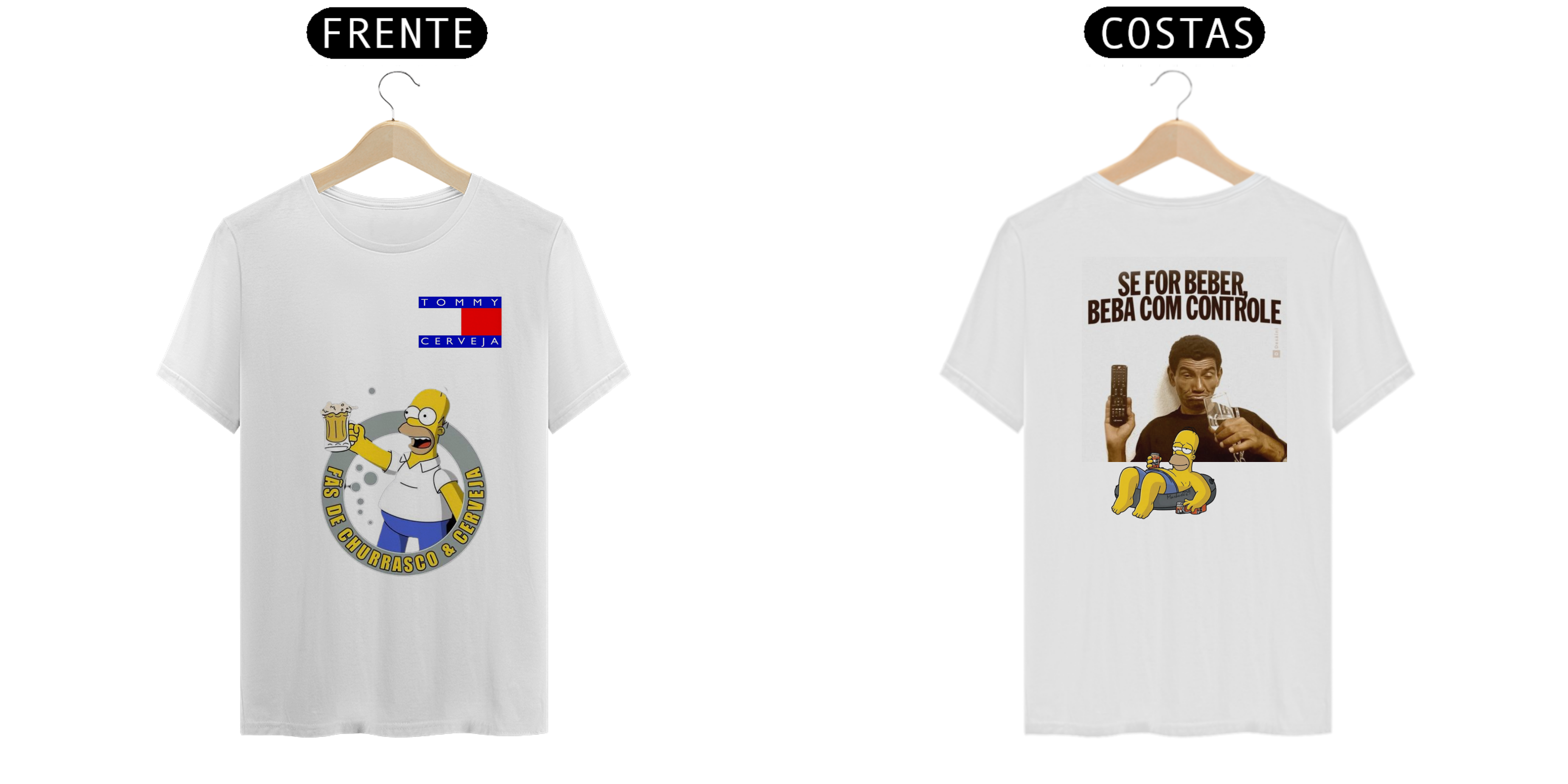 CAMISA MASCULINA TOMMY CERVEJA