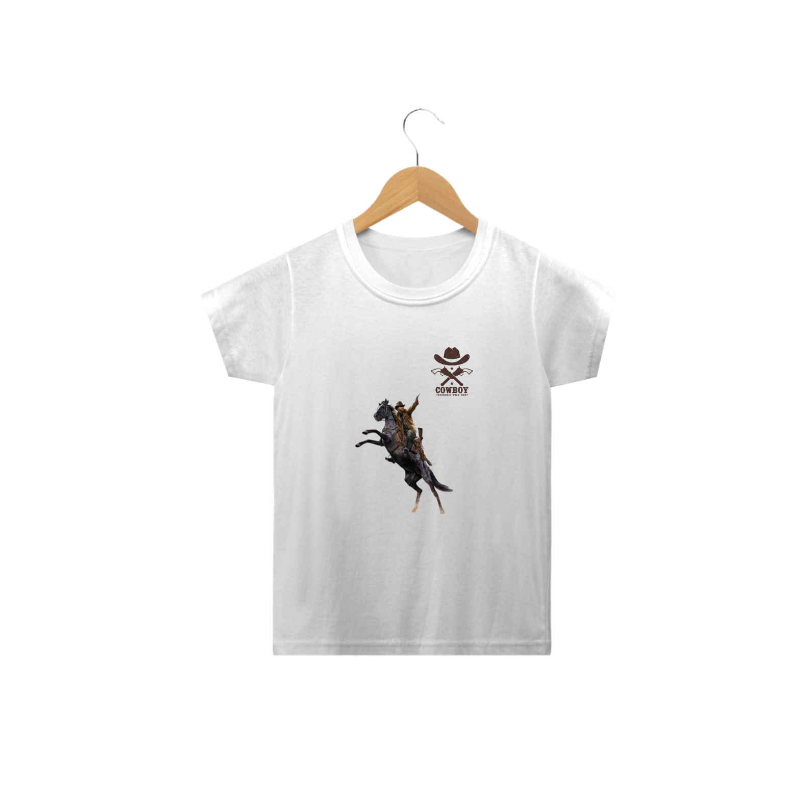 CAMISA INFANTIL COWBOY DO FAROEST (2 A 8)