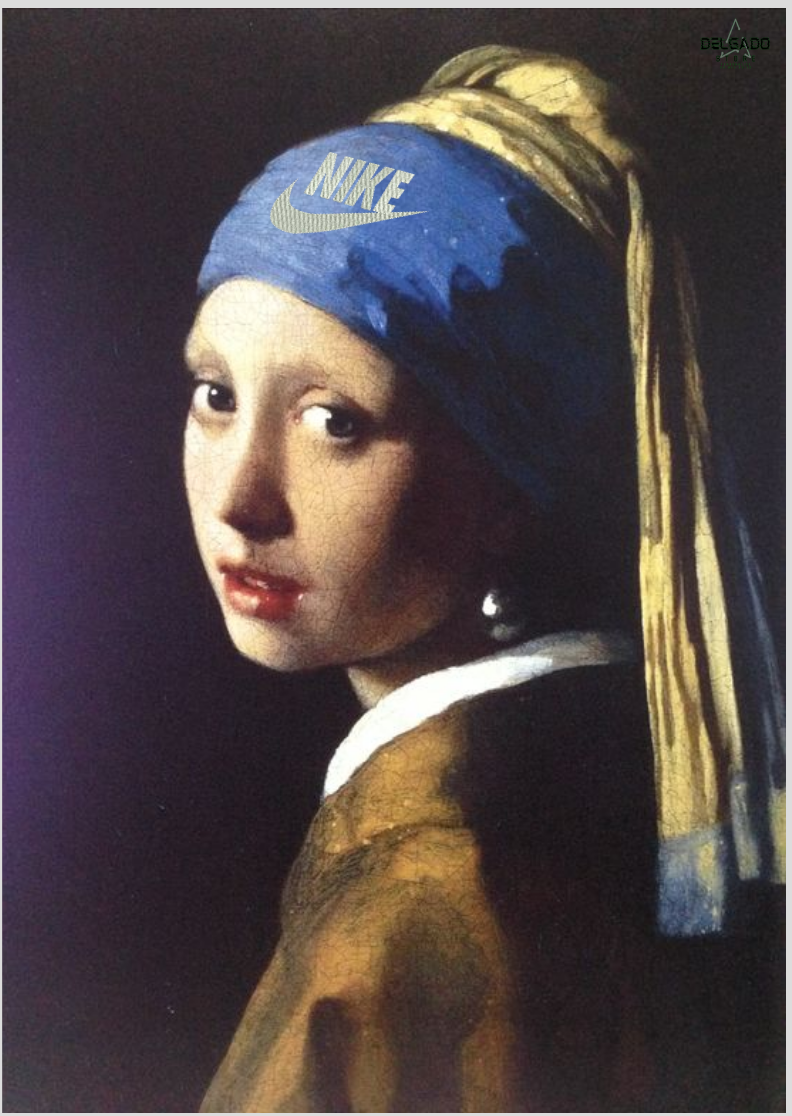 POSTER  MOÇA E BRINCO DE PÉROLA