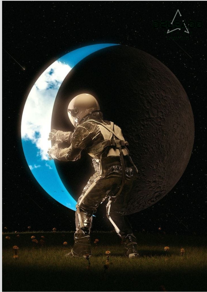 POSTER ASTRONAUTA E DELGADO STORE 