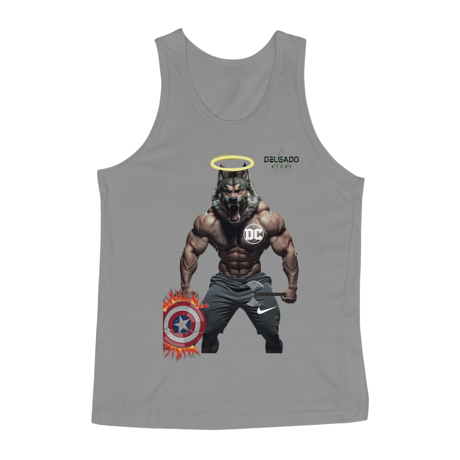 REGATA MASCULINA LOBO SINISTRO