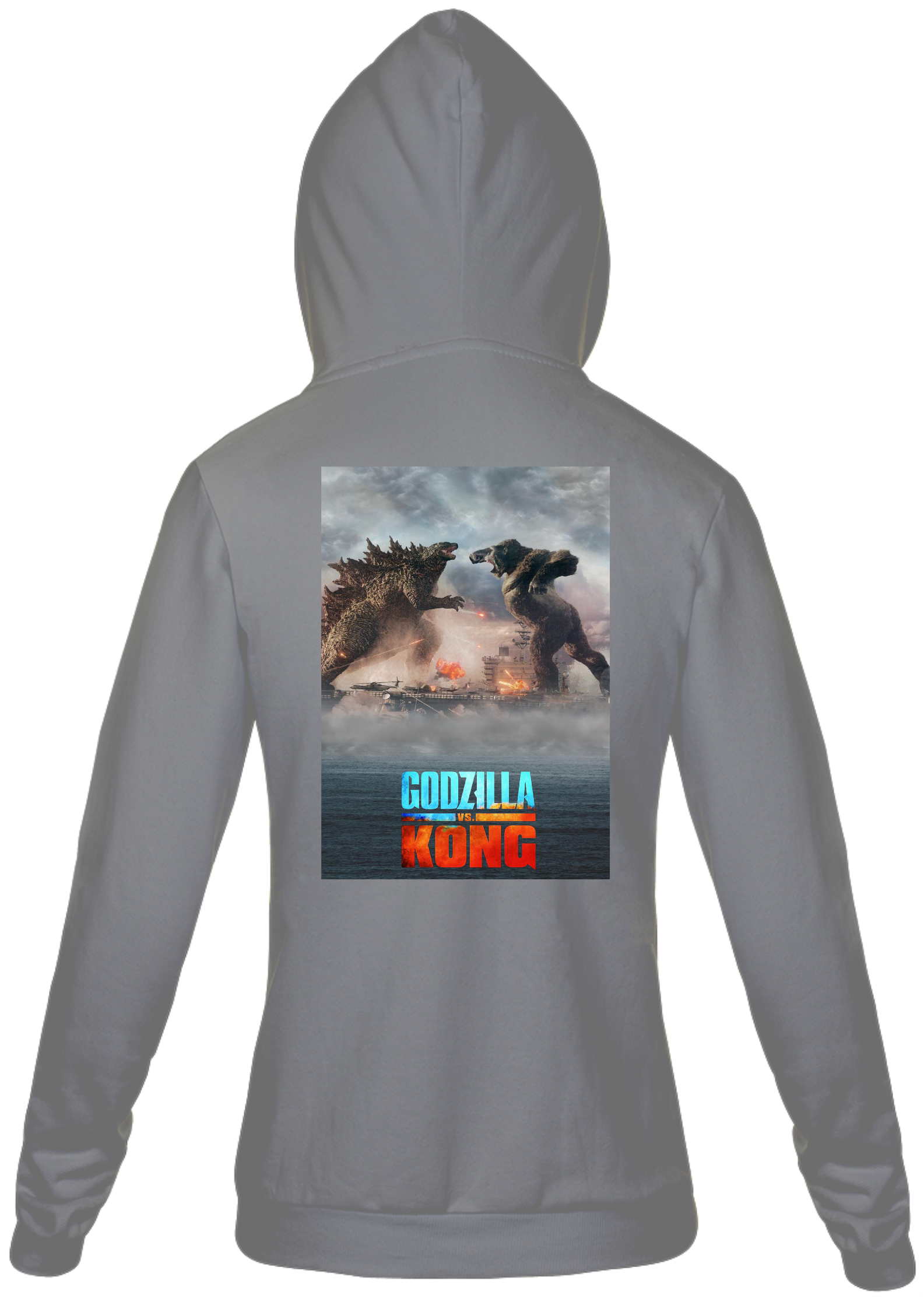 MOLETOM UNISSEX GODZILLA VS KONG 