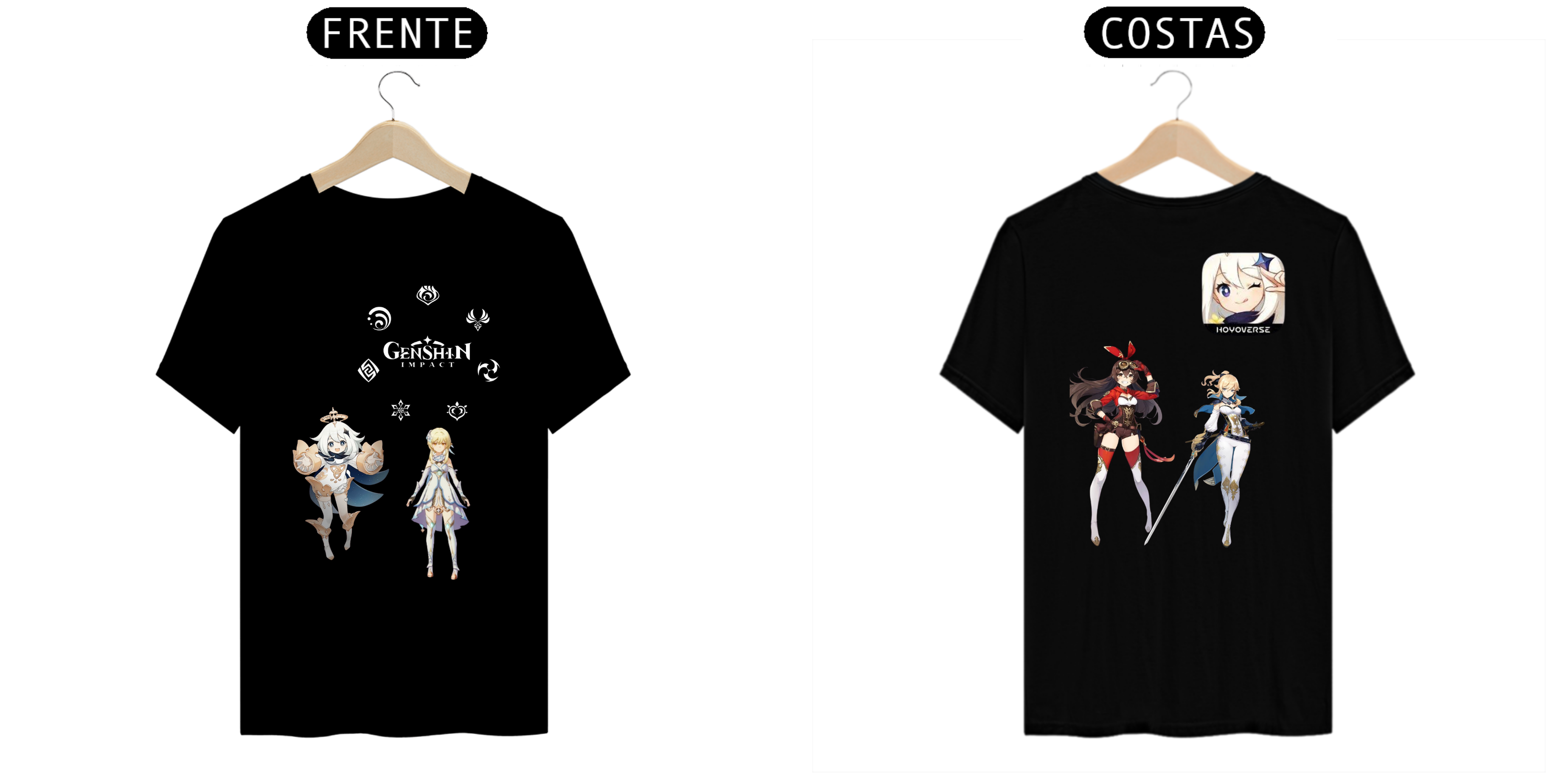 CAMISA FEMININA GENSHIN IMPACT